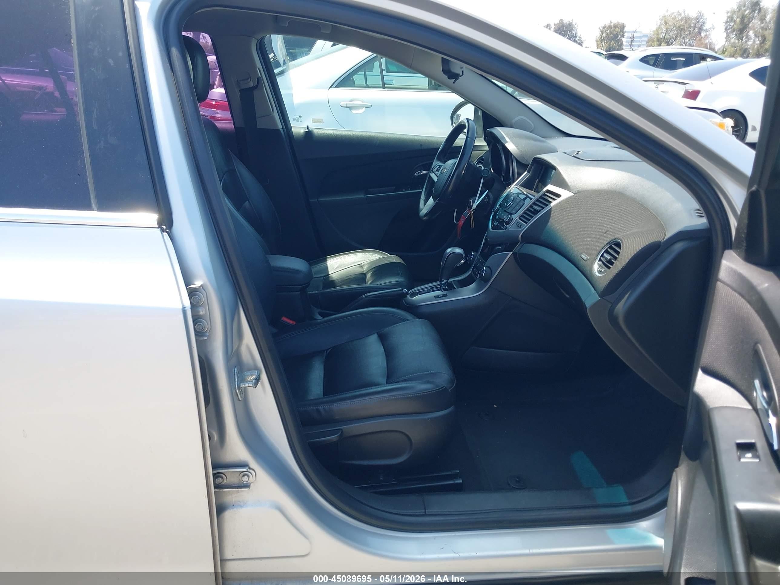 2013 Chevrolet Cruze 2lt Auto Silver vin: 1G1PE5SB4D7326000