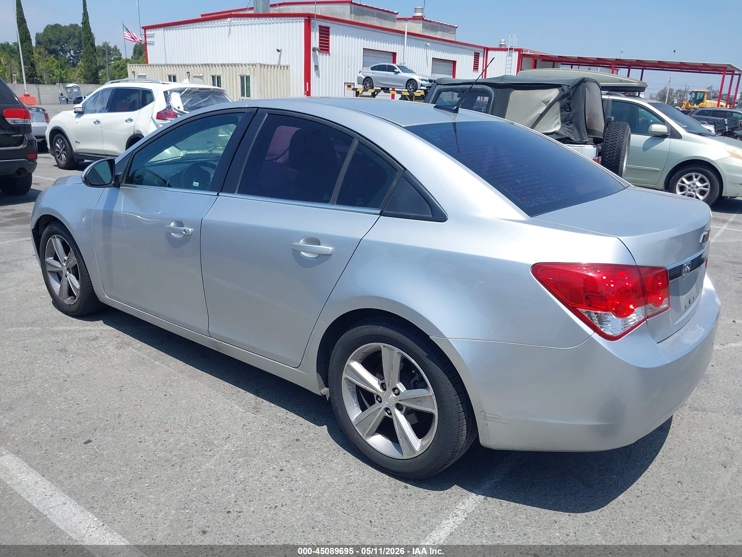 2013 Chevrolet Cruze 2lt Auto Silver vin: 1G1PE5SB4D7326000