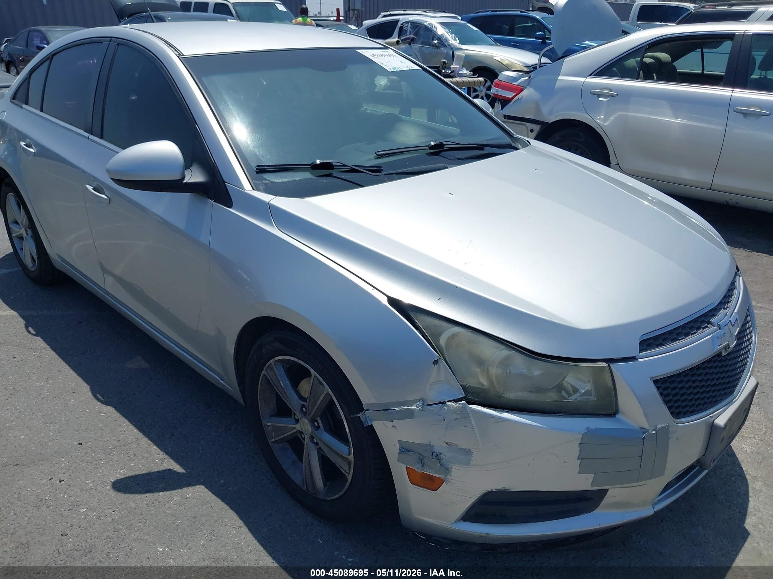 2013 Chevrolet Cruze 2lt Auto Silver vin: 1G1PE5SB4D7326000