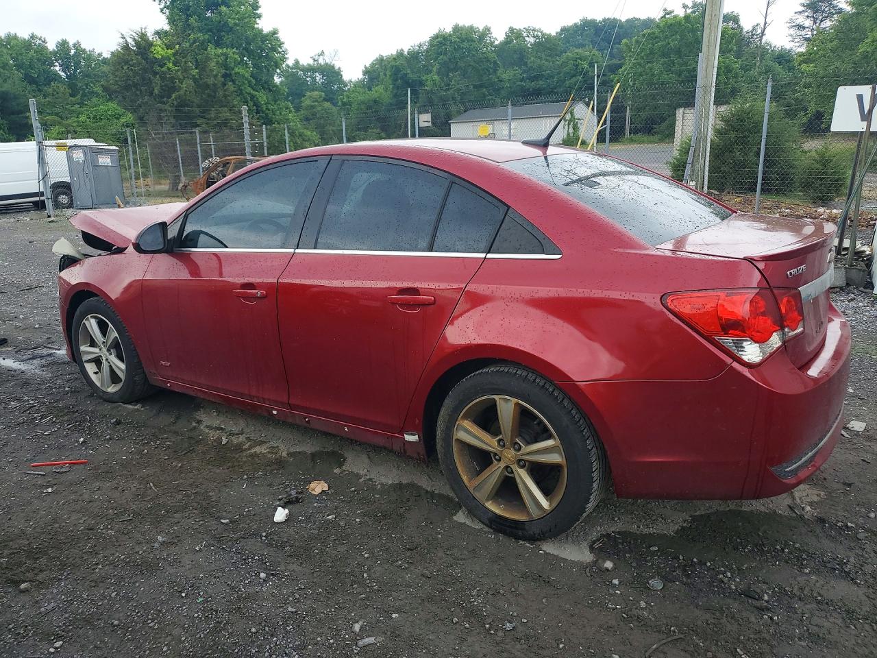 2014 Chevrolet Cruze Lt Красный vin: 1G1PE5SB4E7182871