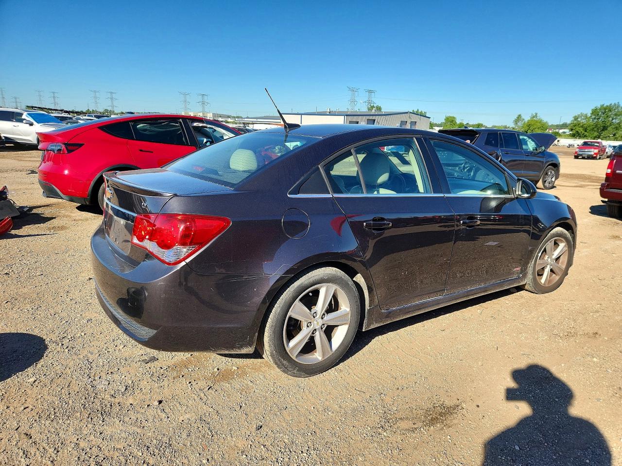 2014 Chevrolet Cruze Lt Charcoal vin: 1G1PE5SB4E7214685