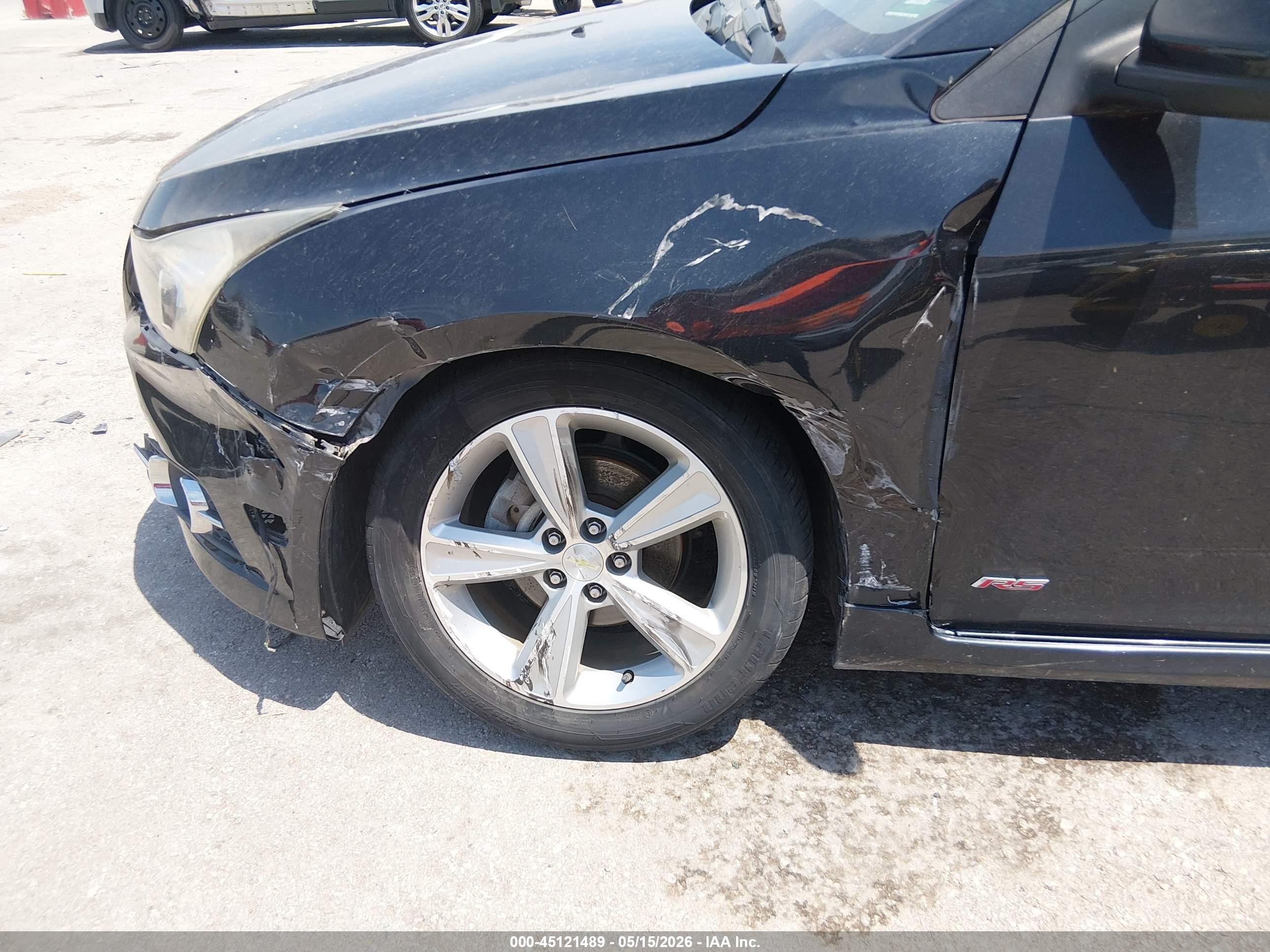2014 Chevrolet Cruze 2lt Auto Black vin: 1G1PE5SB4E7233074