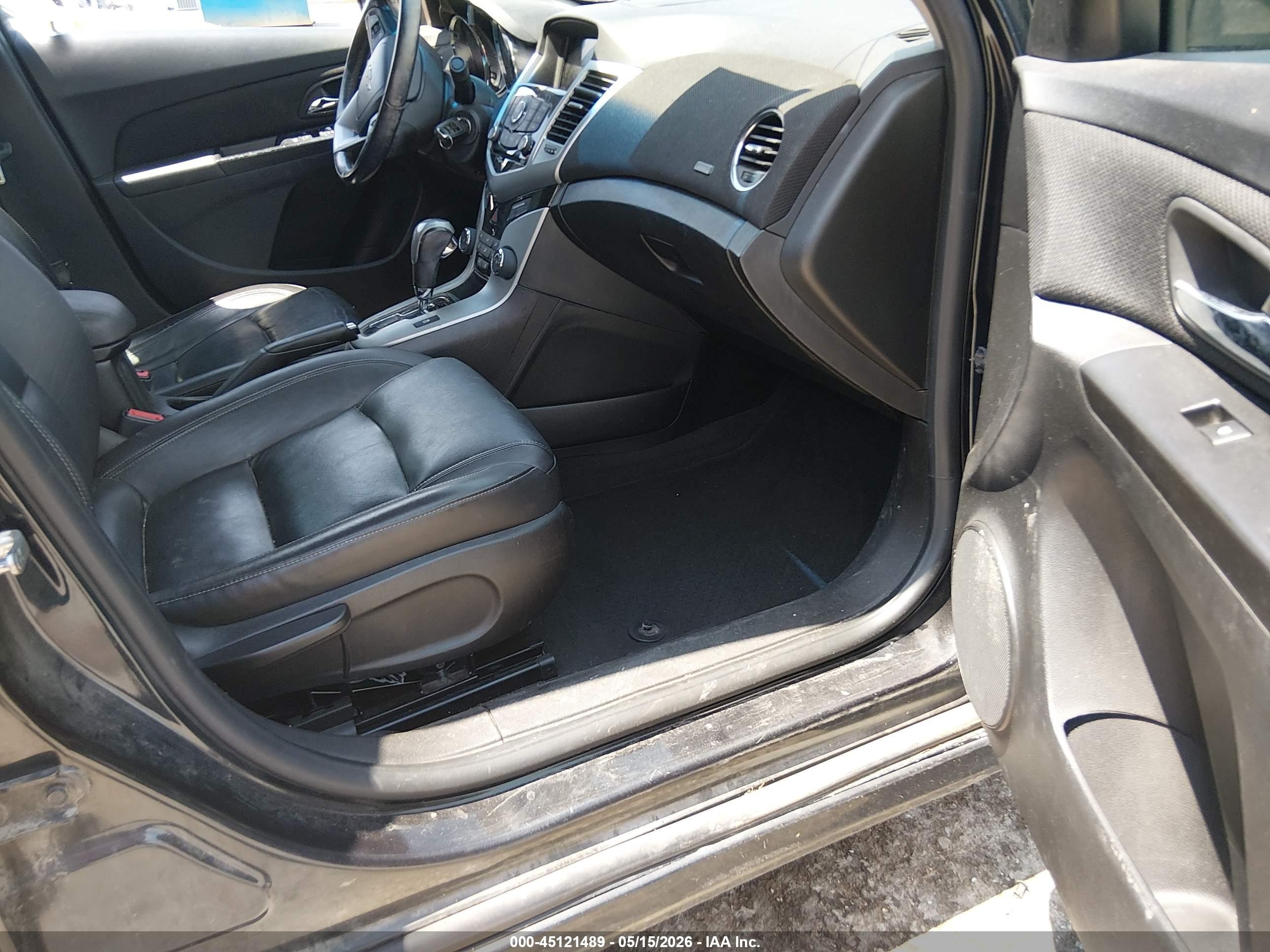 2014 Chevrolet Cruze 2lt Auto Black vin: 1G1PE5SB4E7233074
