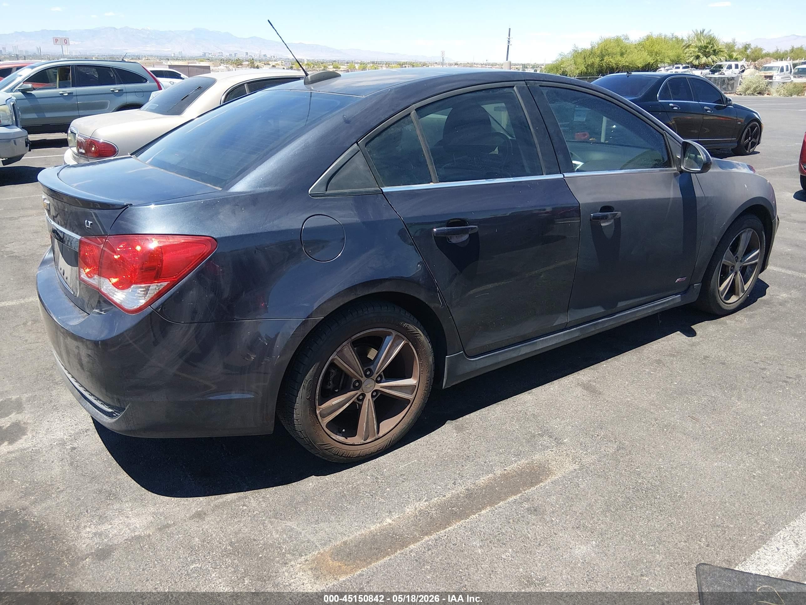 2015 Chevrolet Cruze 2lt Auto Blue vin: 1G1PE5SB4F7114412