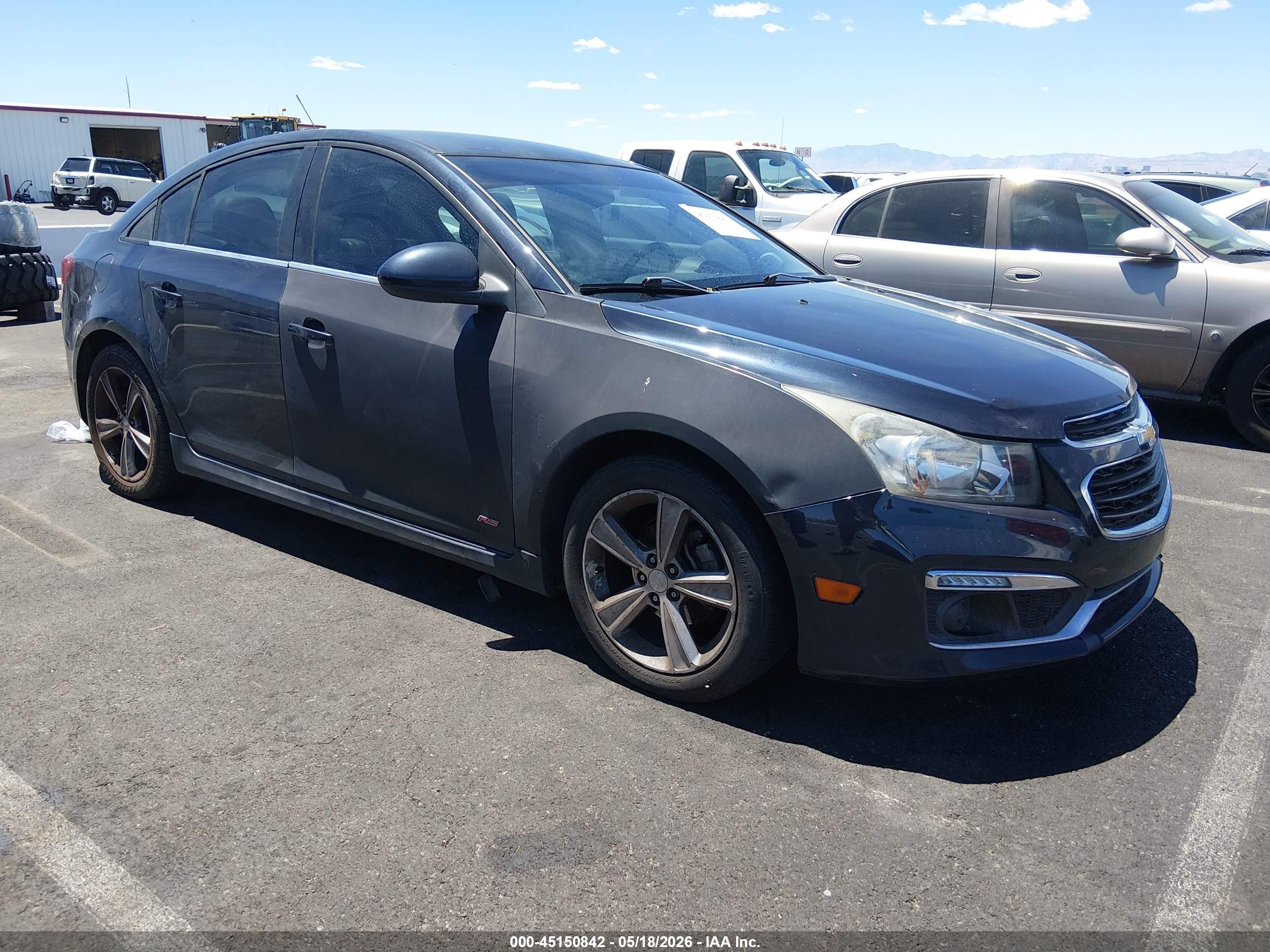 2015 Chevrolet Cruze 2lt Auto Blue vin: 1G1PE5SB4F7114412
