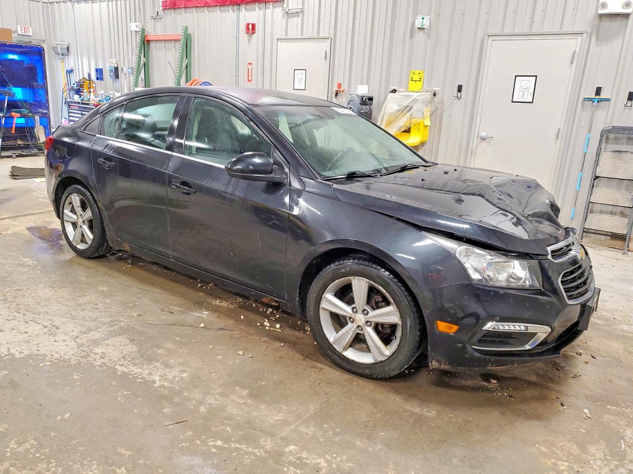 2015 Chevrolet Cruze Lt Black vin: 1G1PE5SB4F7236204