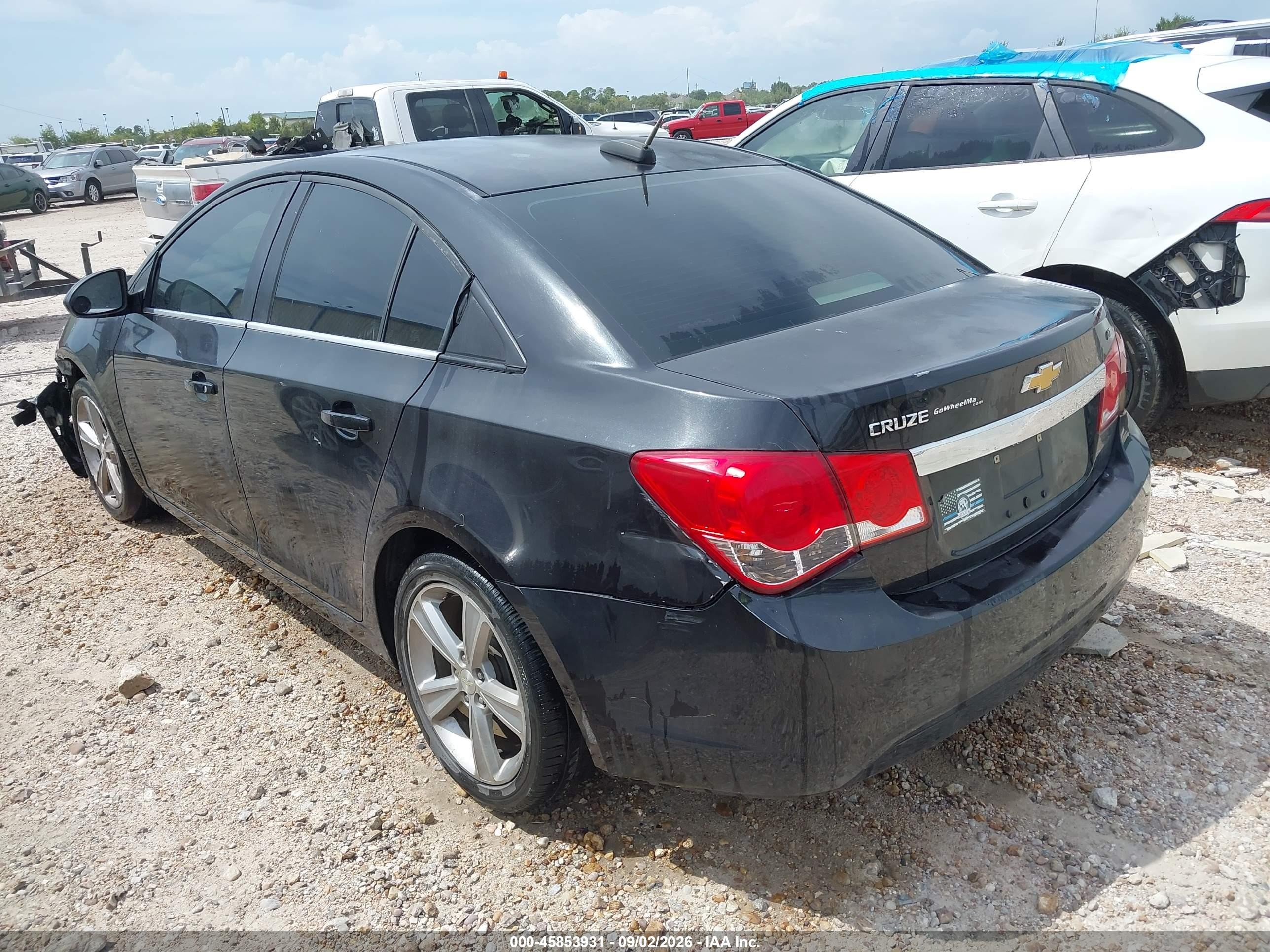 2015 Chevrolet Cruze 2lt Auto Black vin: 1G1PE5SB4F7247946
