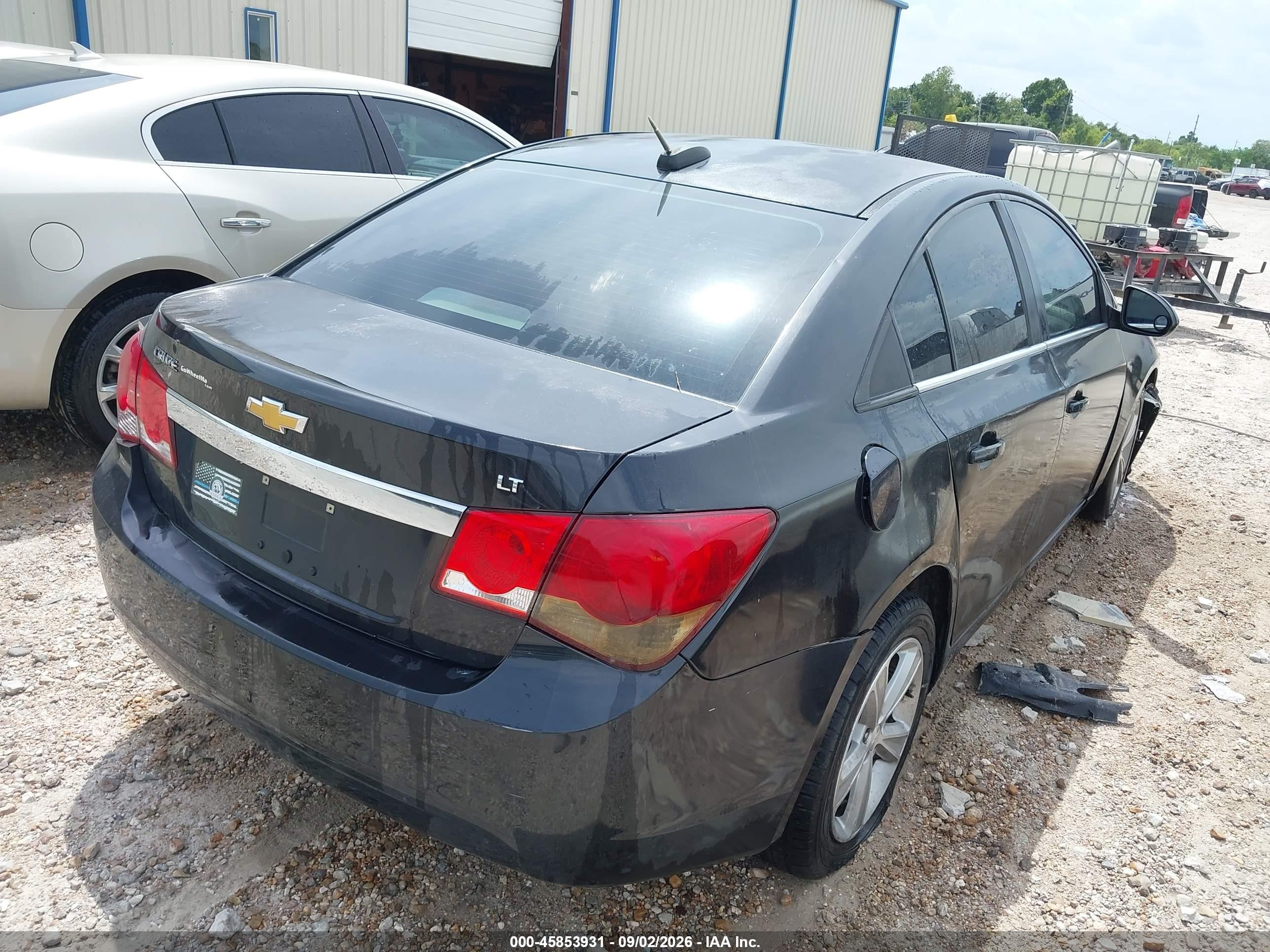 2015 Chevrolet Cruze 2lt Auto Black vin: 1G1PE5SB4F7247946