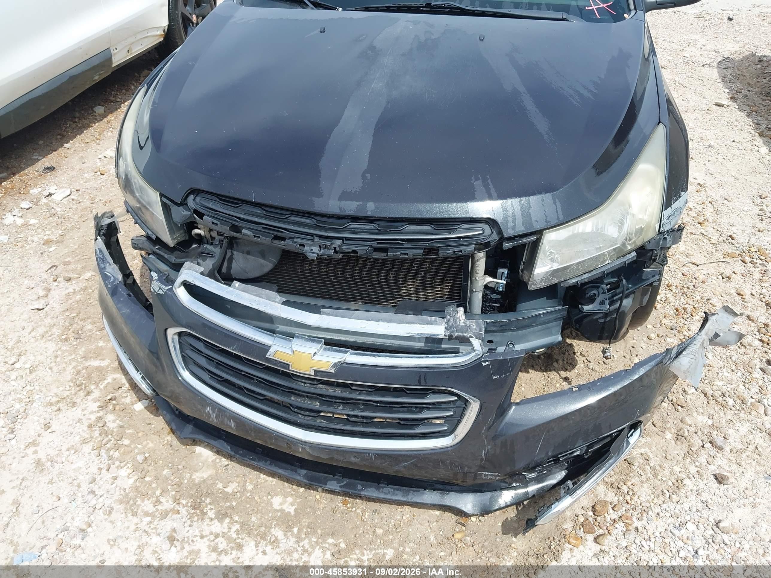 2015 Chevrolet Cruze 2lt Auto Black vin: 1G1PE5SB4F7247946
