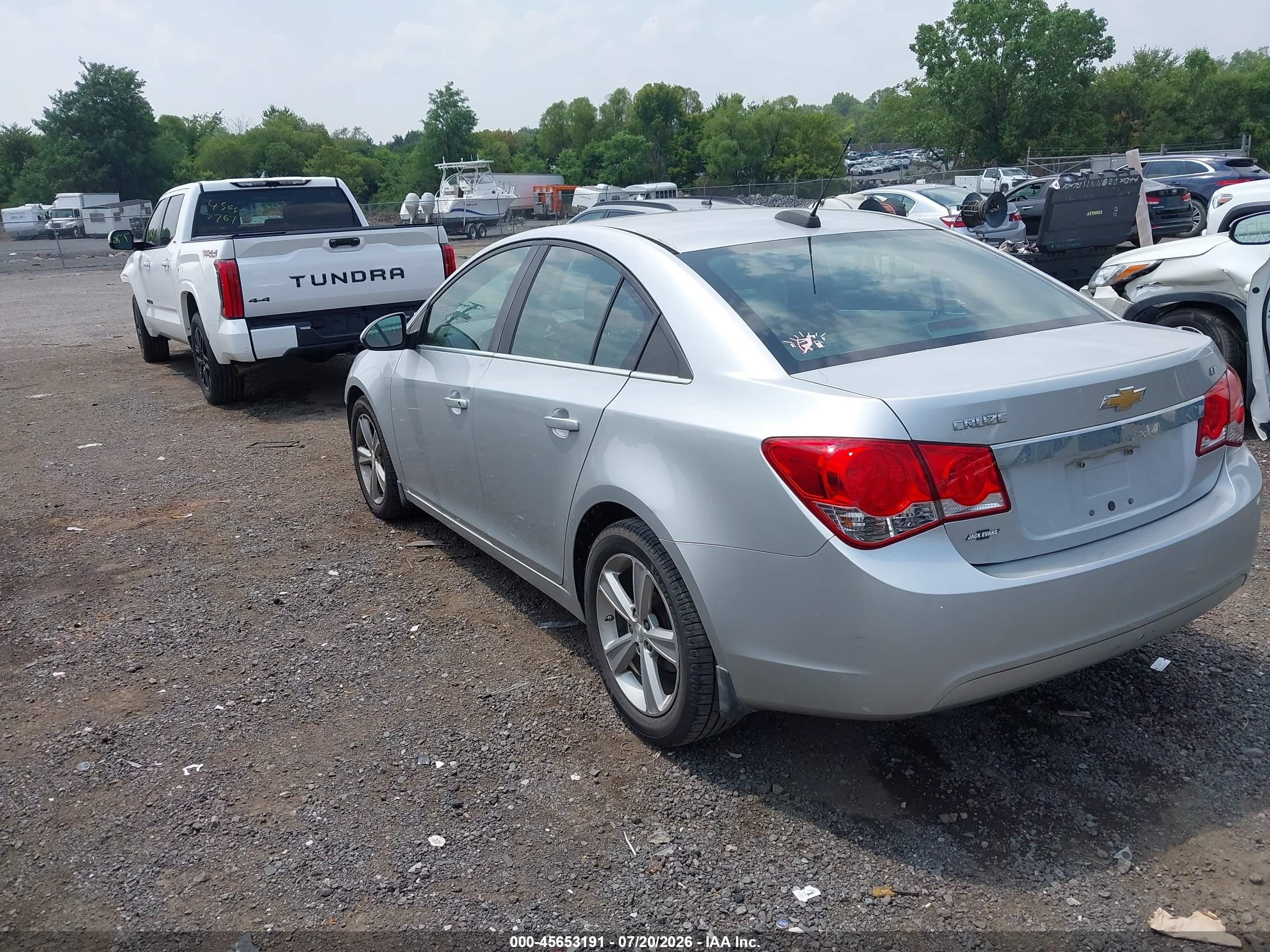 2015 Chevrolet Cruze 2lt Auto Silver vin: 1G1PE5SB4F7273849