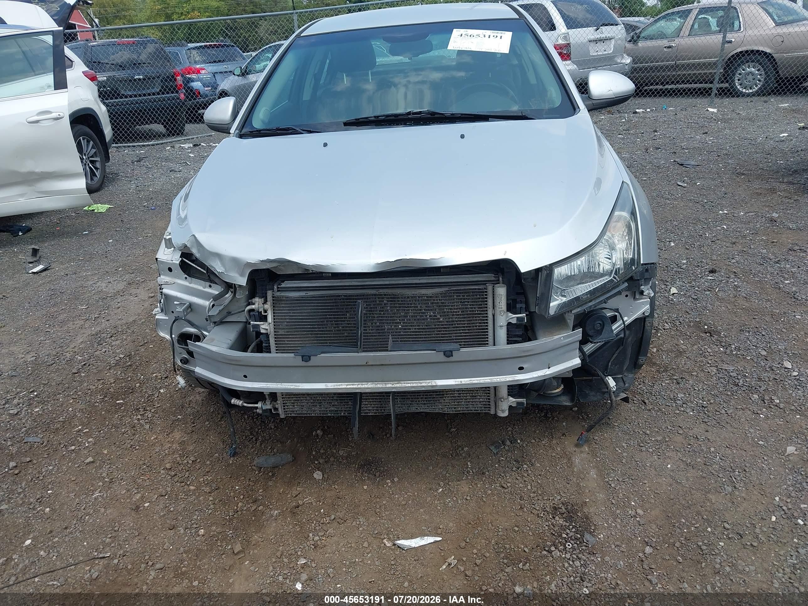2015 Chevrolet Cruze 2lt Auto Silver vin: 1G1PE5SB4F7273849