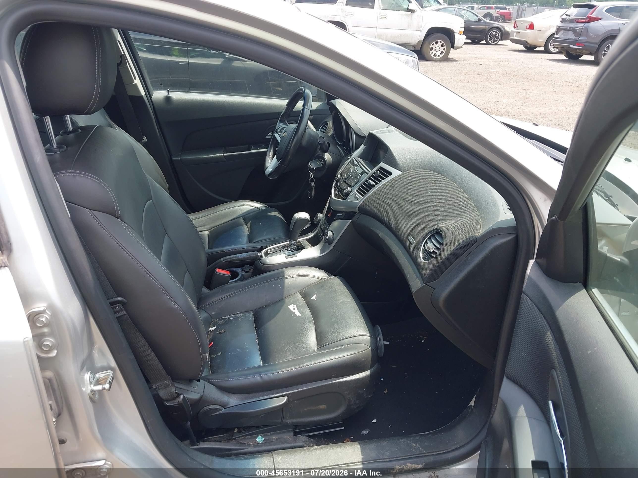2015 Chevrolet Cruze 2lt Auto Silver vin: 1G1PE5SB4F7273849