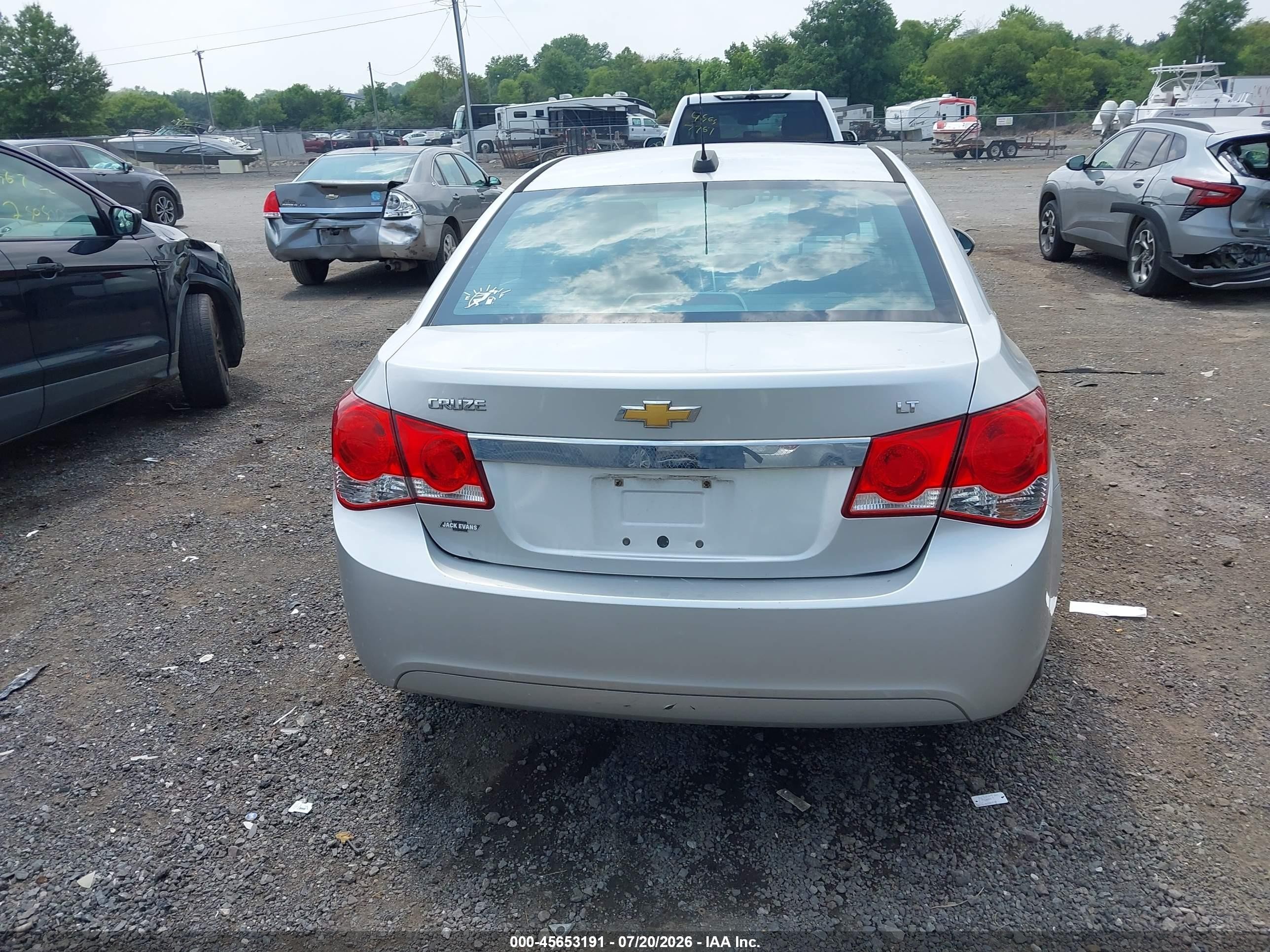 2015 Chevrolet Cruze 2lt Auto Silver vin: 1G1PE5SB4F7273849