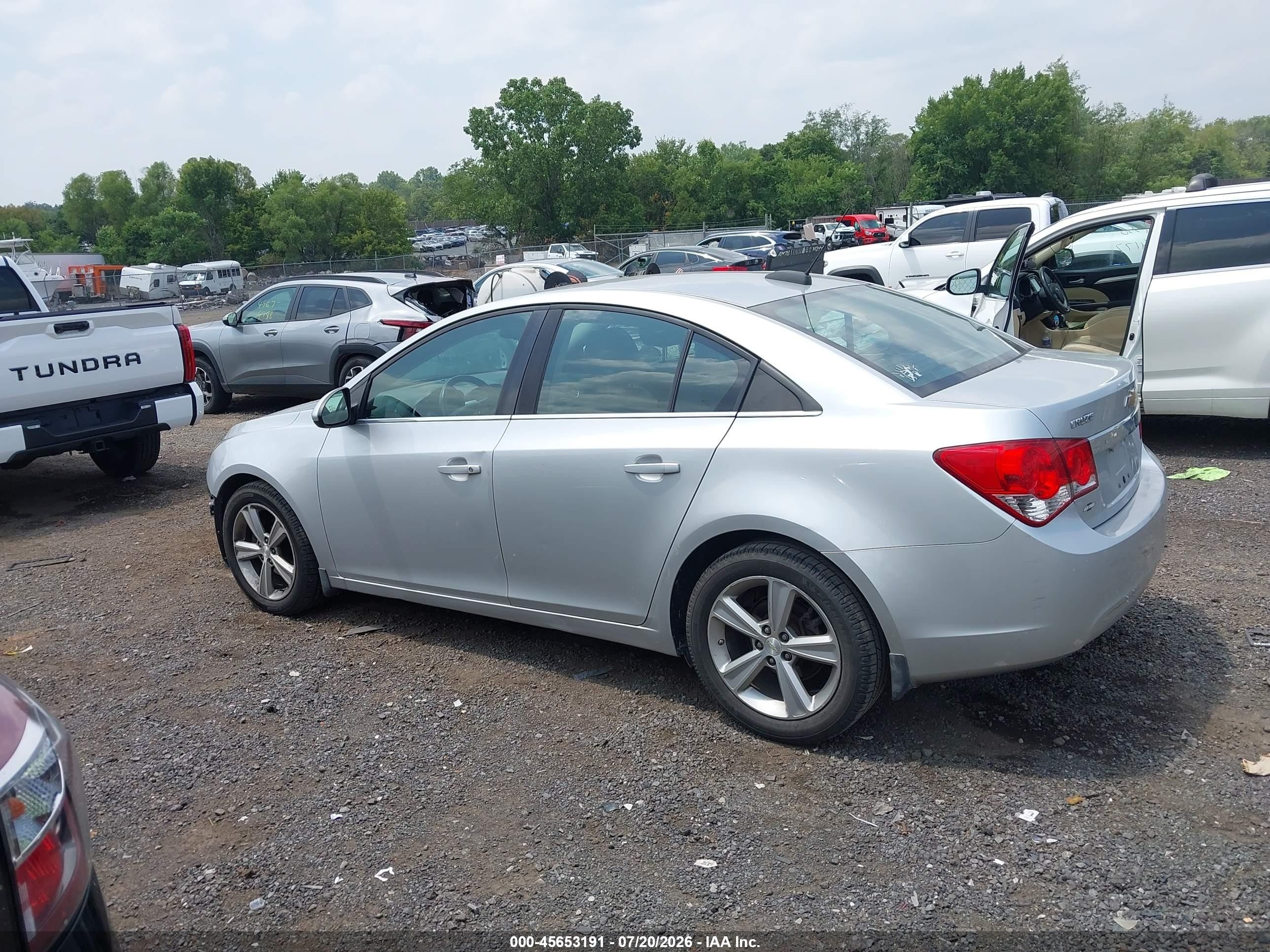 2015 Chevrolet Cruze 2lt Auto Silver vin: 1G1PE5SB4F7273849