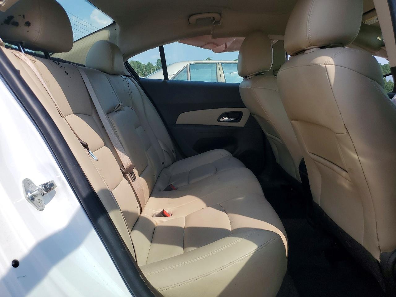 2015 Chevrolet Cruze Lt White vin: 1G1PE5SB4F7290778