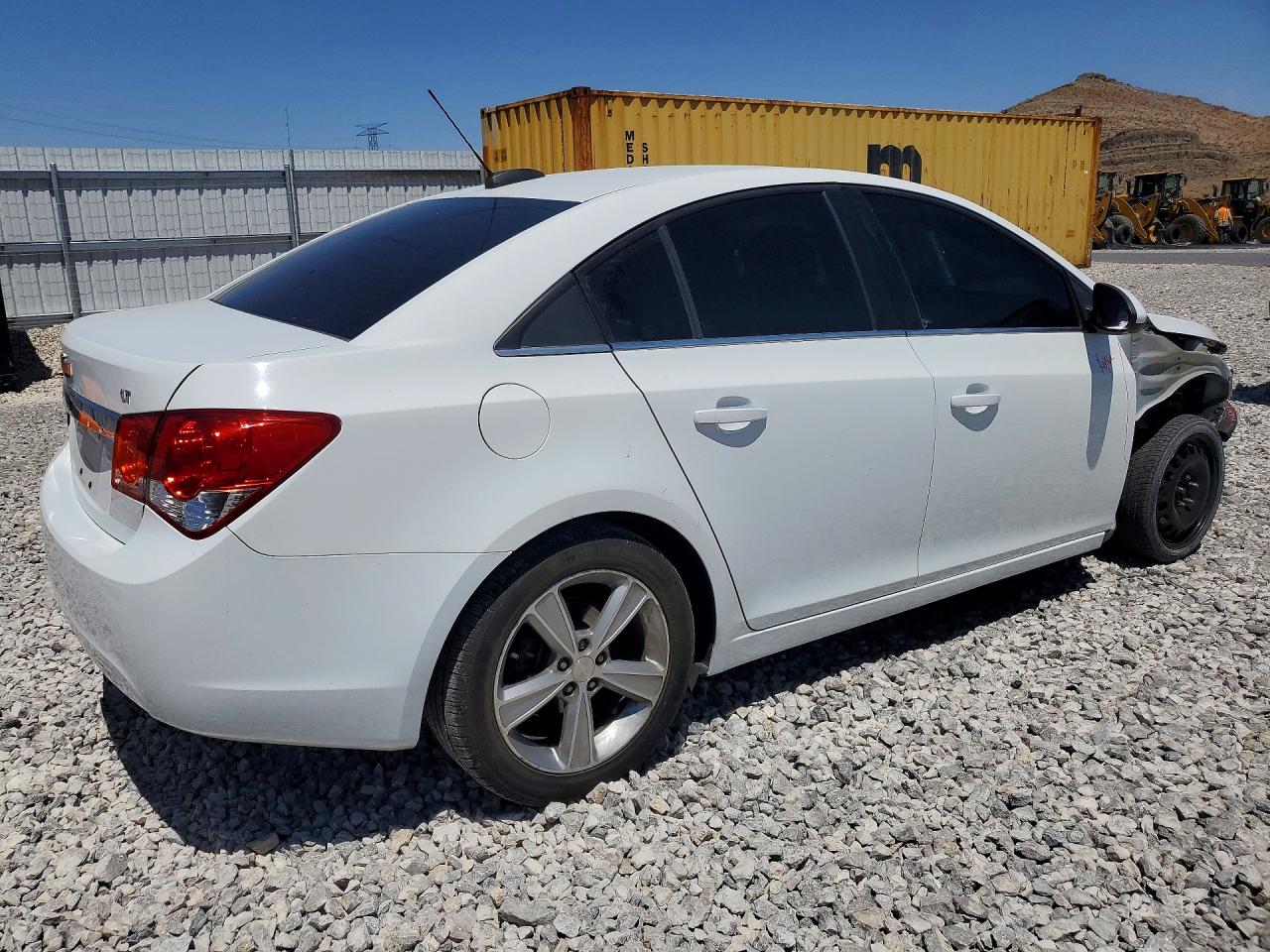 2015 Chevrolet Cruze Lt White vin: 1G1PE5SB4F7301049