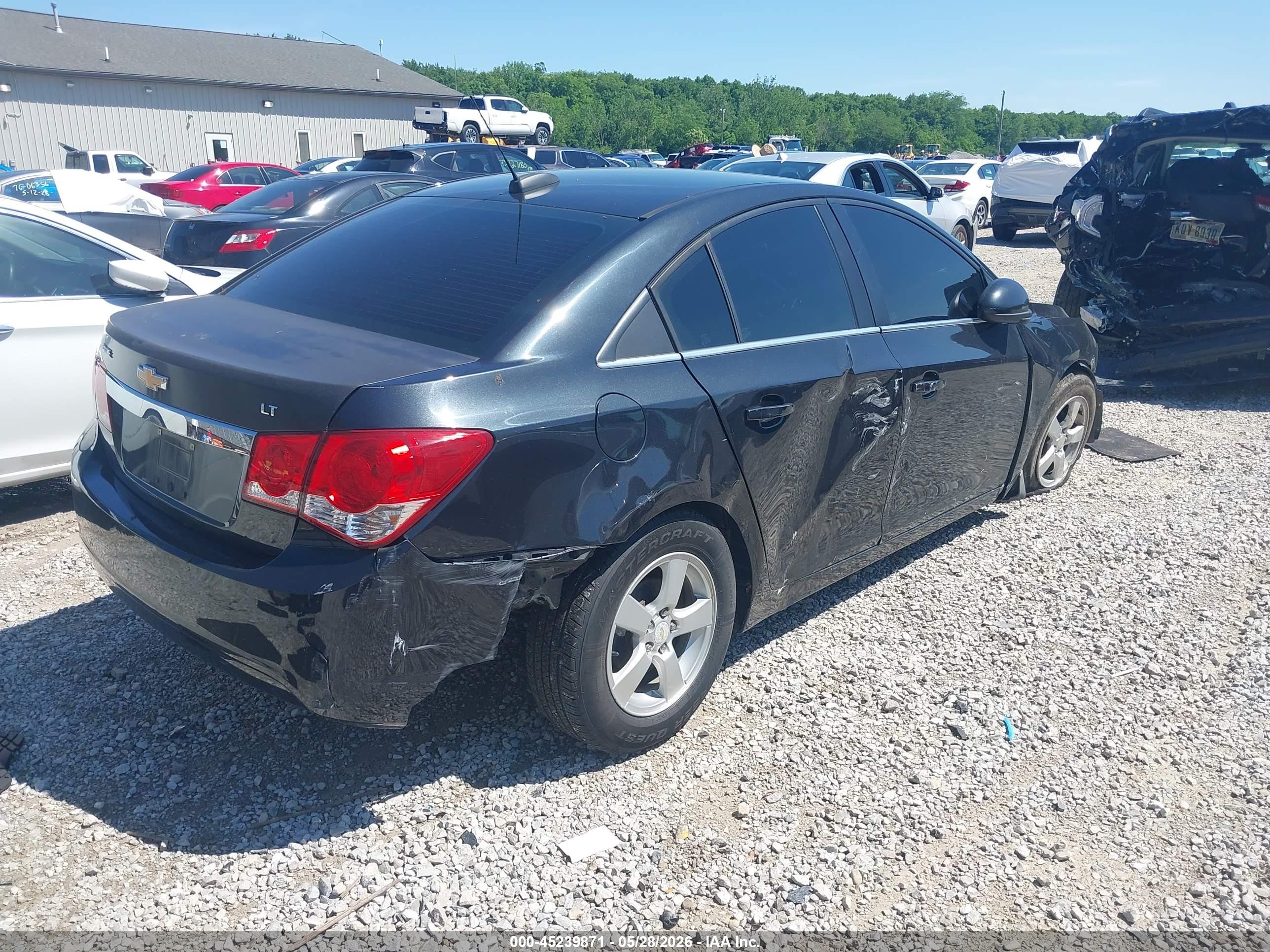 2016 Chevrolet Cruze Limited 1lt Auto Black vin: 1G1PE5SB4G7162008