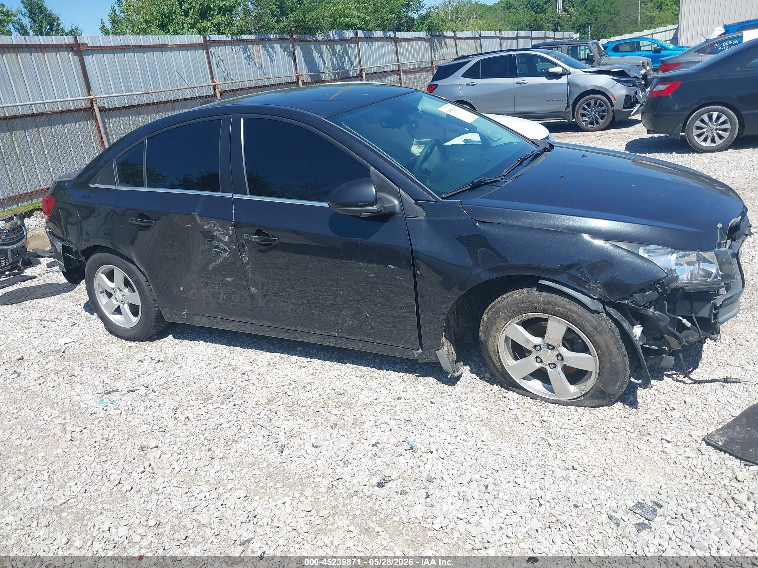 2016 Chevrolet Cruze Limited 1lt Auto Black vin: 1G1PE5SB4G7162008