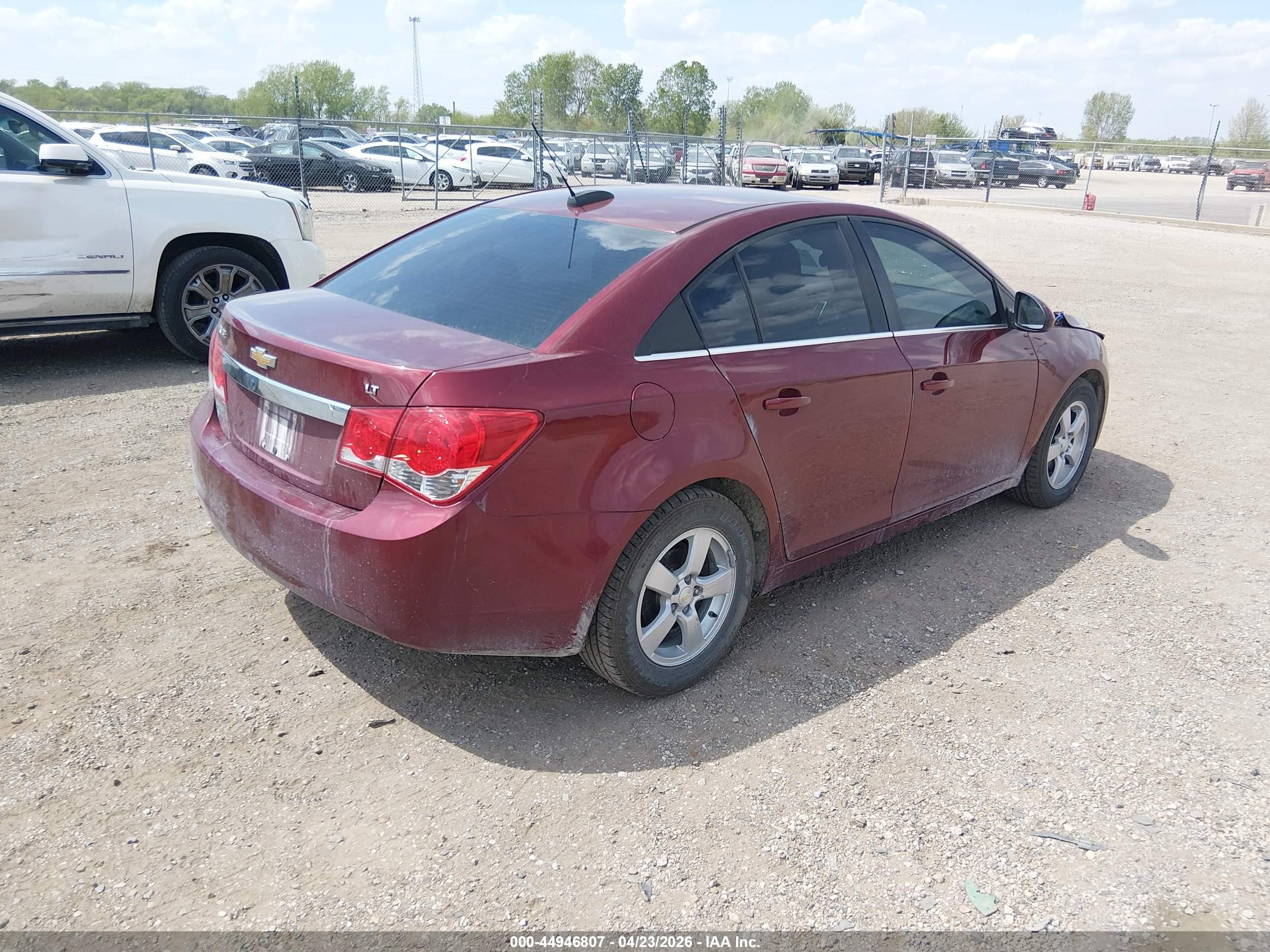 2016 Chevrolet Cruze Limited 1lt Auto Темно-бордовый vin: 1G1PE5SB4G7177639