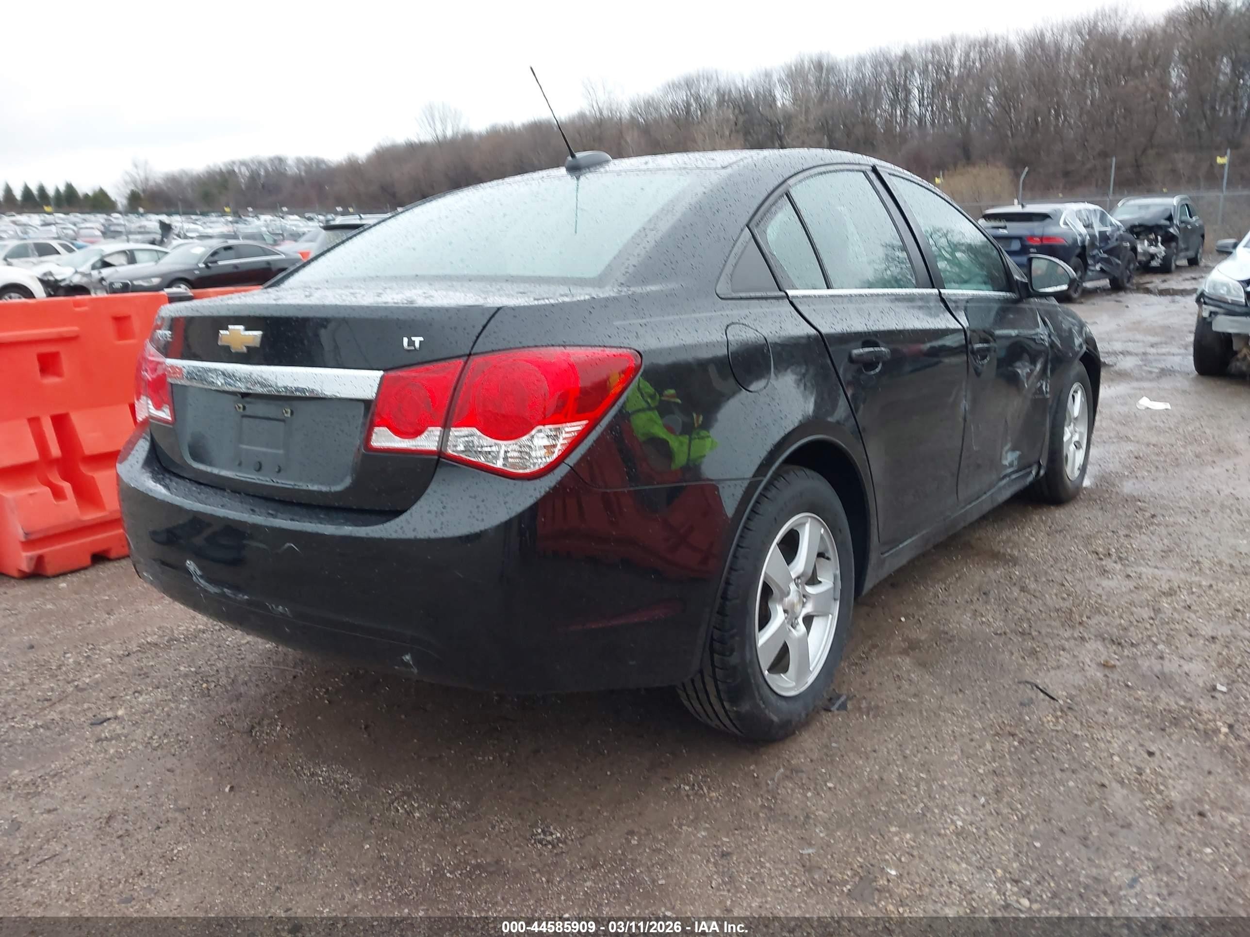 2016 Chevrolet Cruze Limited 1lt Auto Black vin: 1G1PE5SB4G7225172