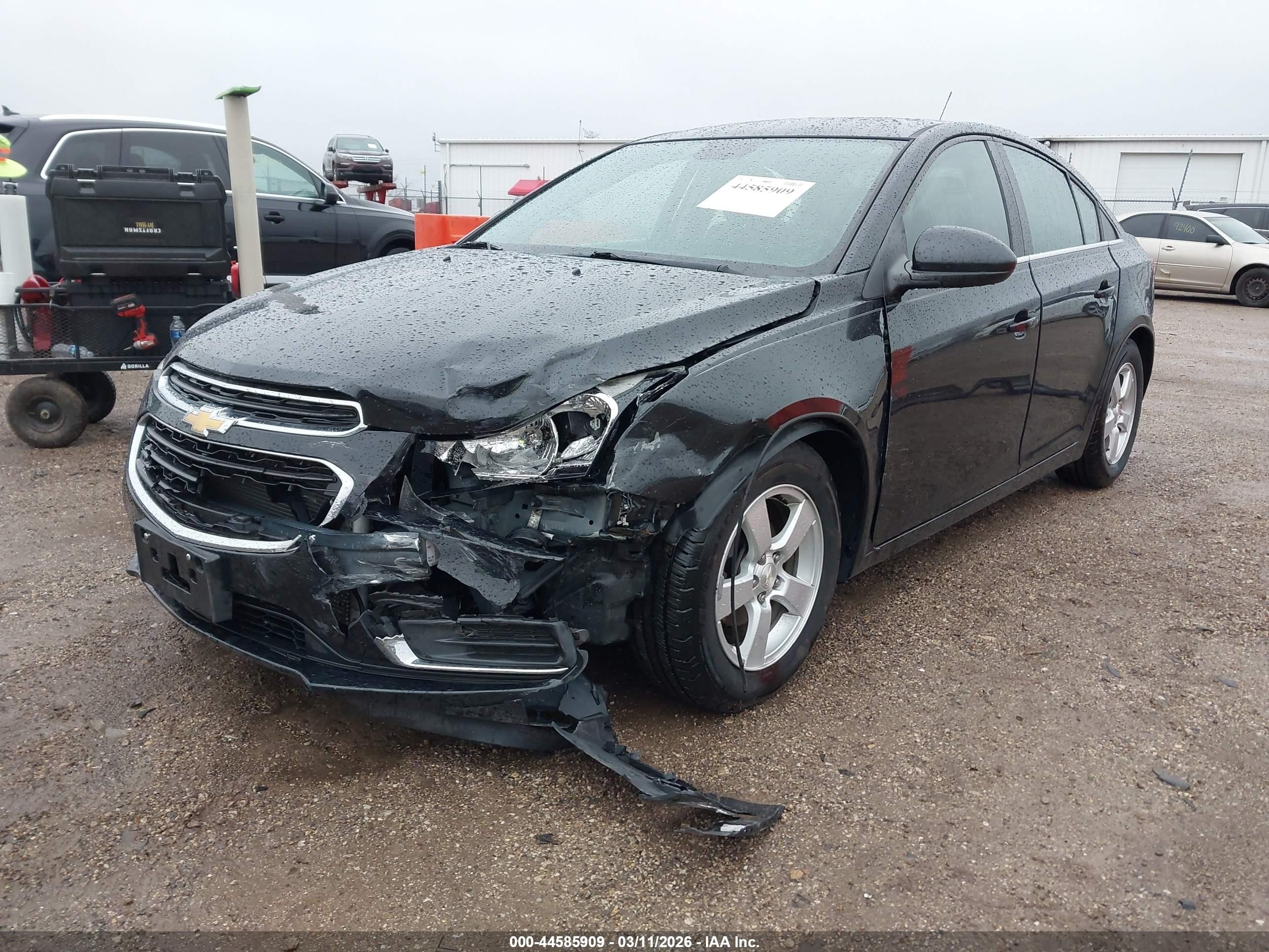 2016 Chevrolet Cruze Limited 1lt Auto Black vin: 1G1PE5SB4G7225172