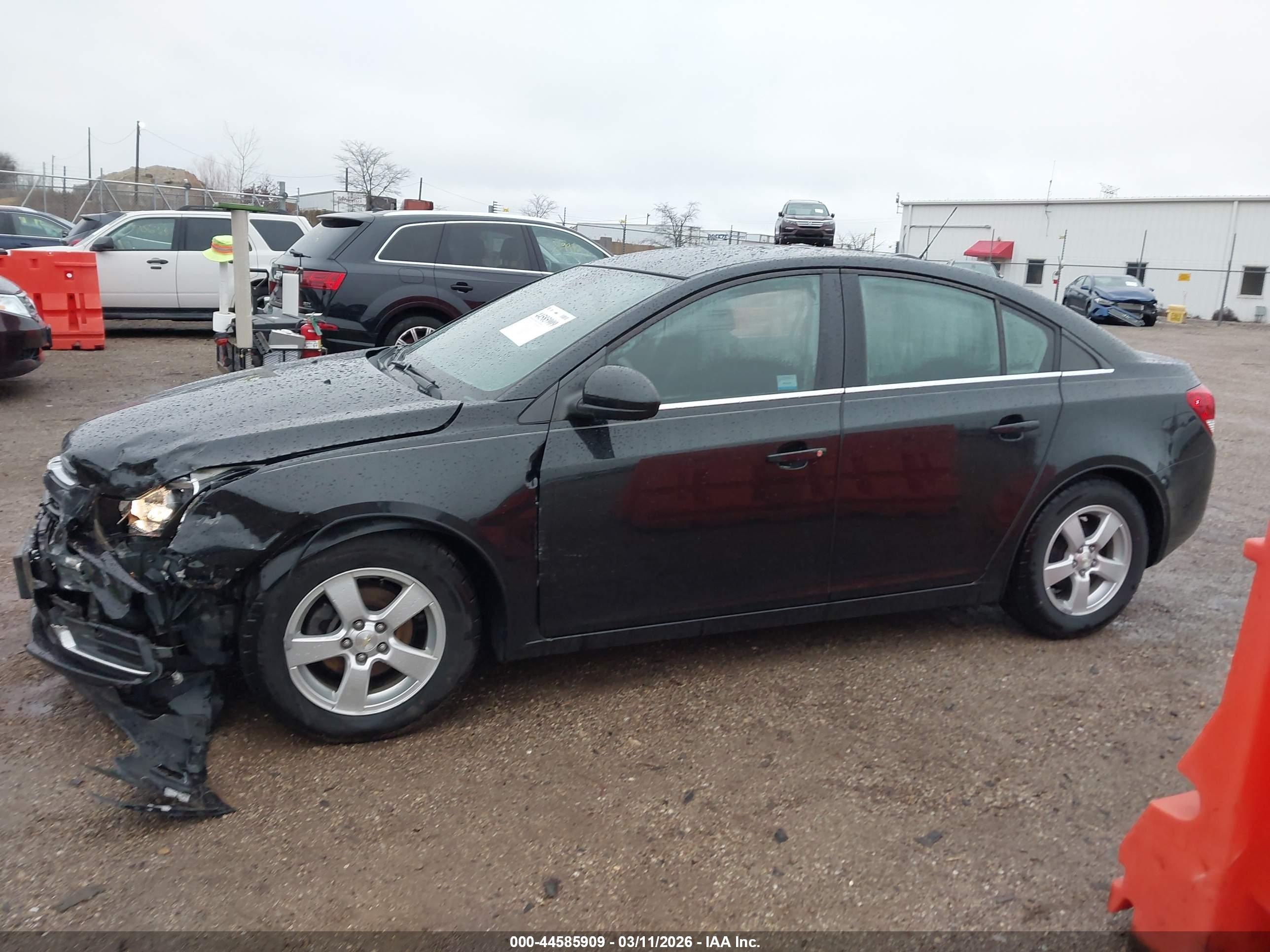 2016 Chevrolet Cruze Limited 1lt Auto Black vin: 1G1PE5SB4G7225172