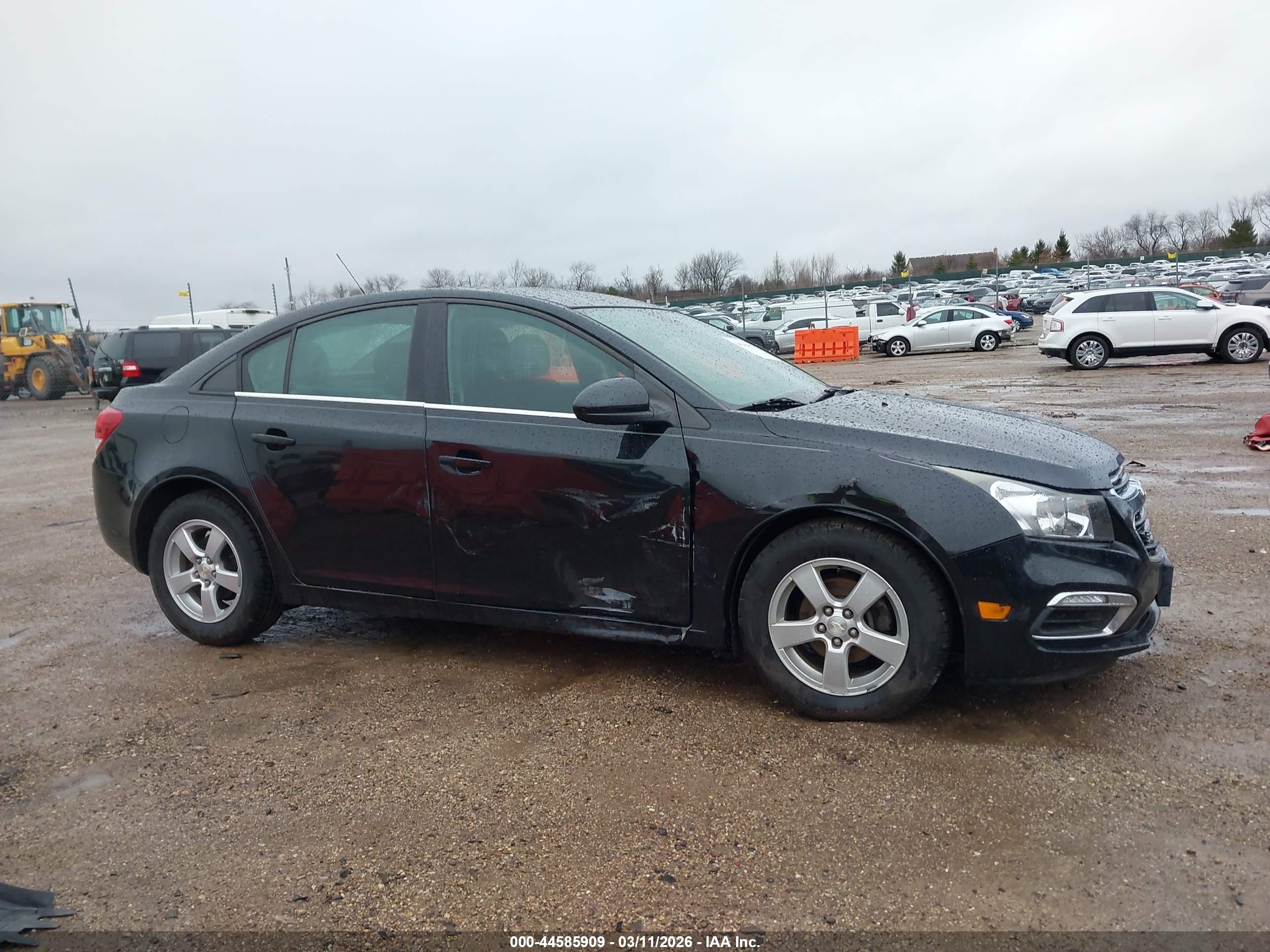 2016 Chevrolet Cruze Limited 1lt Auto Black vin: 1G1PE5SB4G7225172
