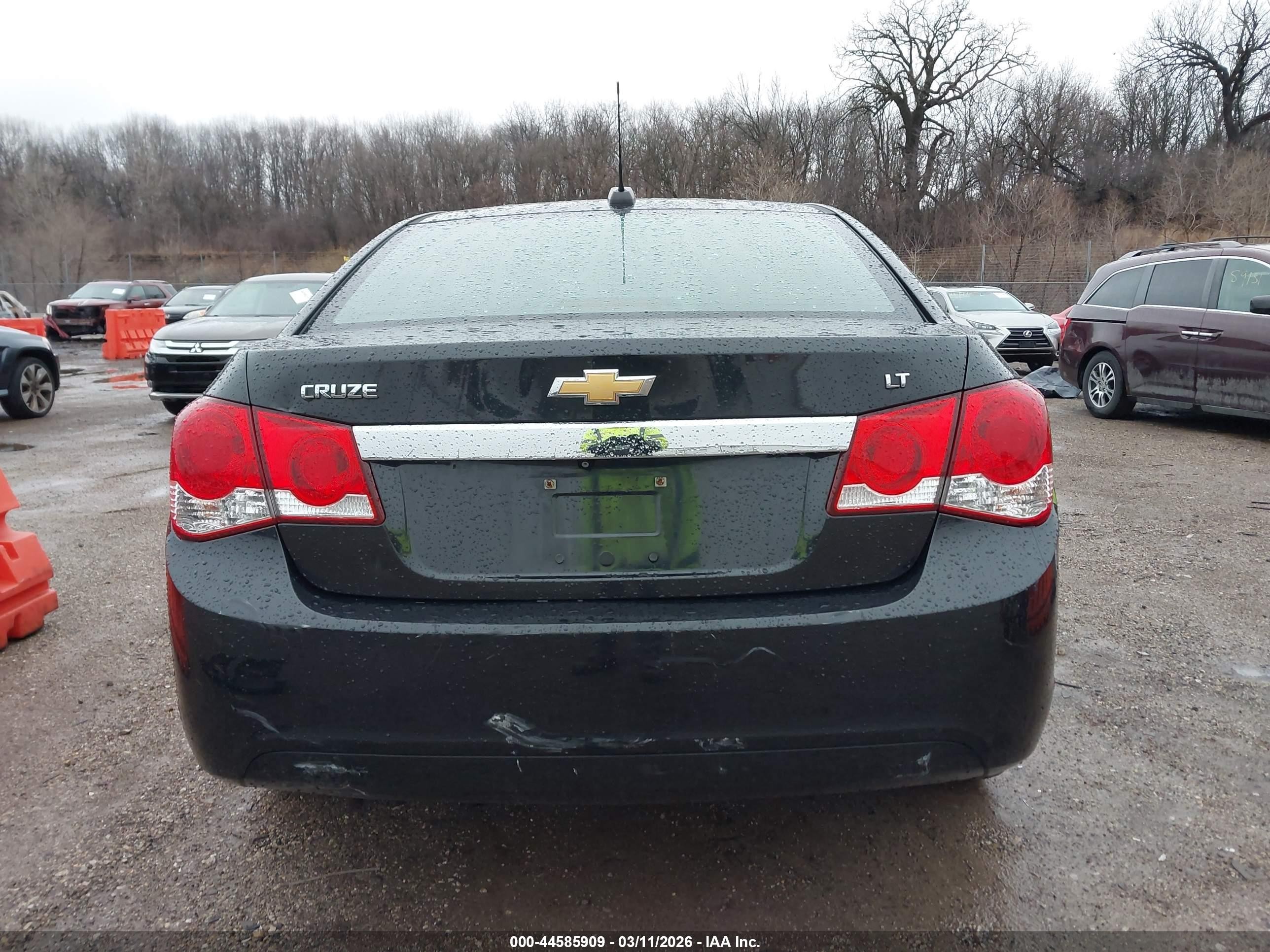 2016 Chevrolet Cruze Limited 1lt Auto Black vin: 1G1PE5SB4G7225172