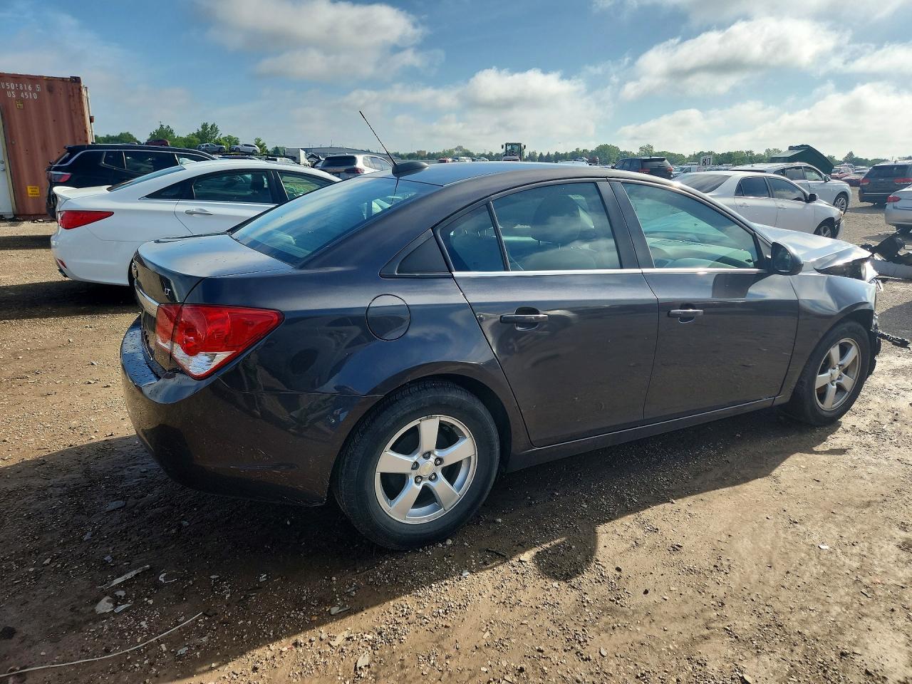 2016 Chevrolet Cruze Limited Lt Серый vin: 1G1PE5SB4G7225981