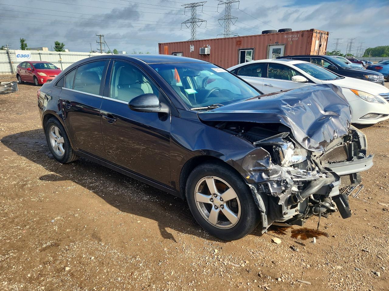 2016 Chevrolet Cruze Limited Lt Серый vin: 1G1PE5SB4G7225981