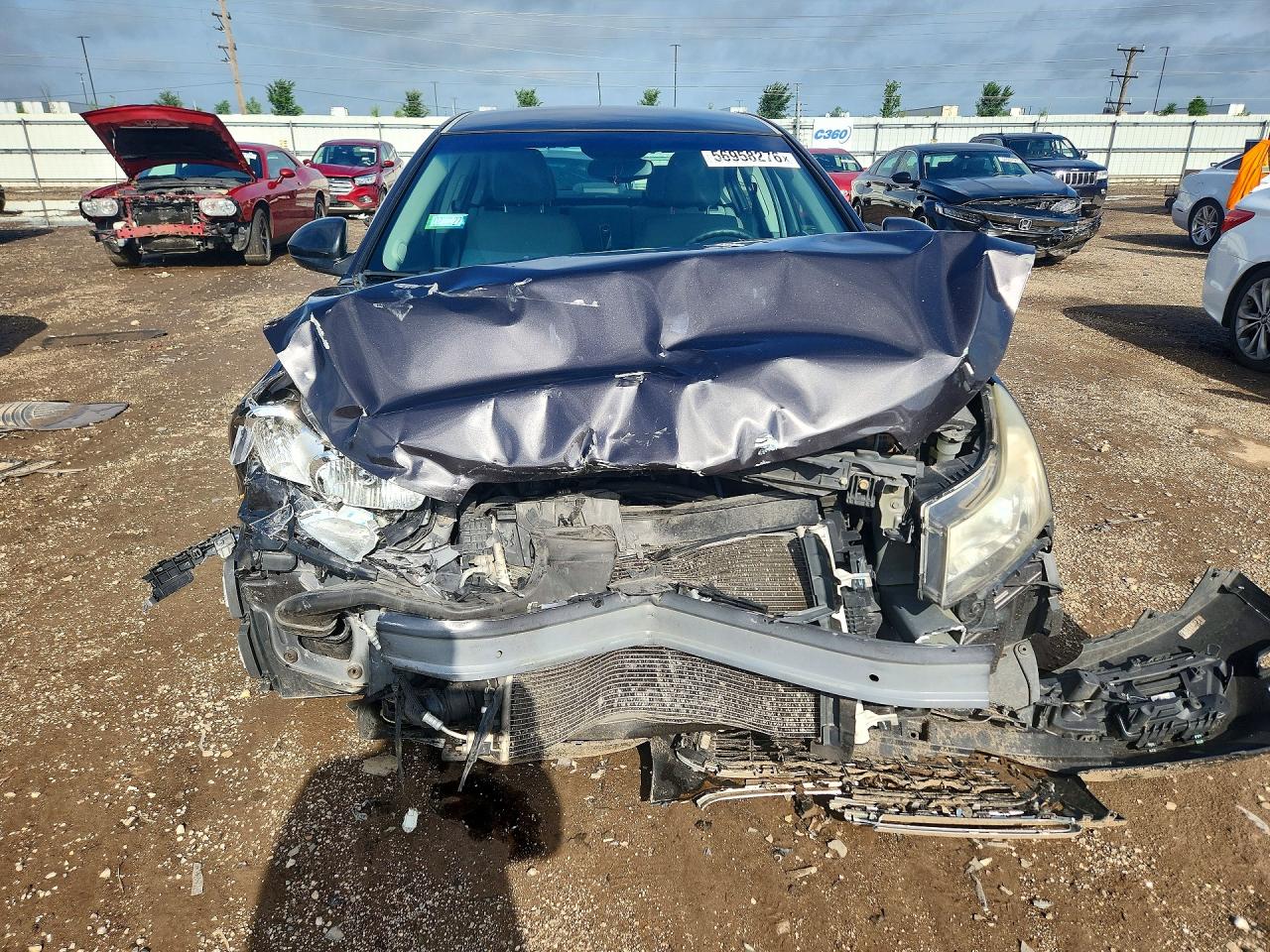 2016 Chevrolet Cruze Limited Lt Серый vin: 1G1PE5SB4G7225981