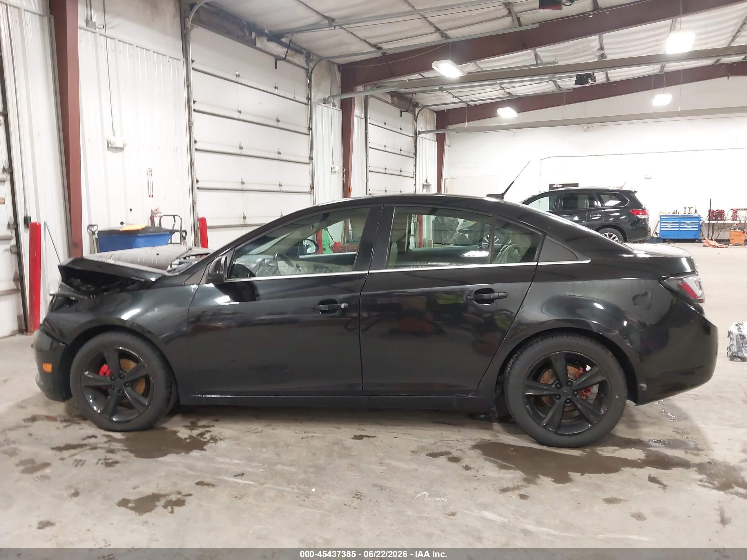 2013 Chevrolet Cruze 2lt Auto Black vin: 1G1PE5SB5D7185499