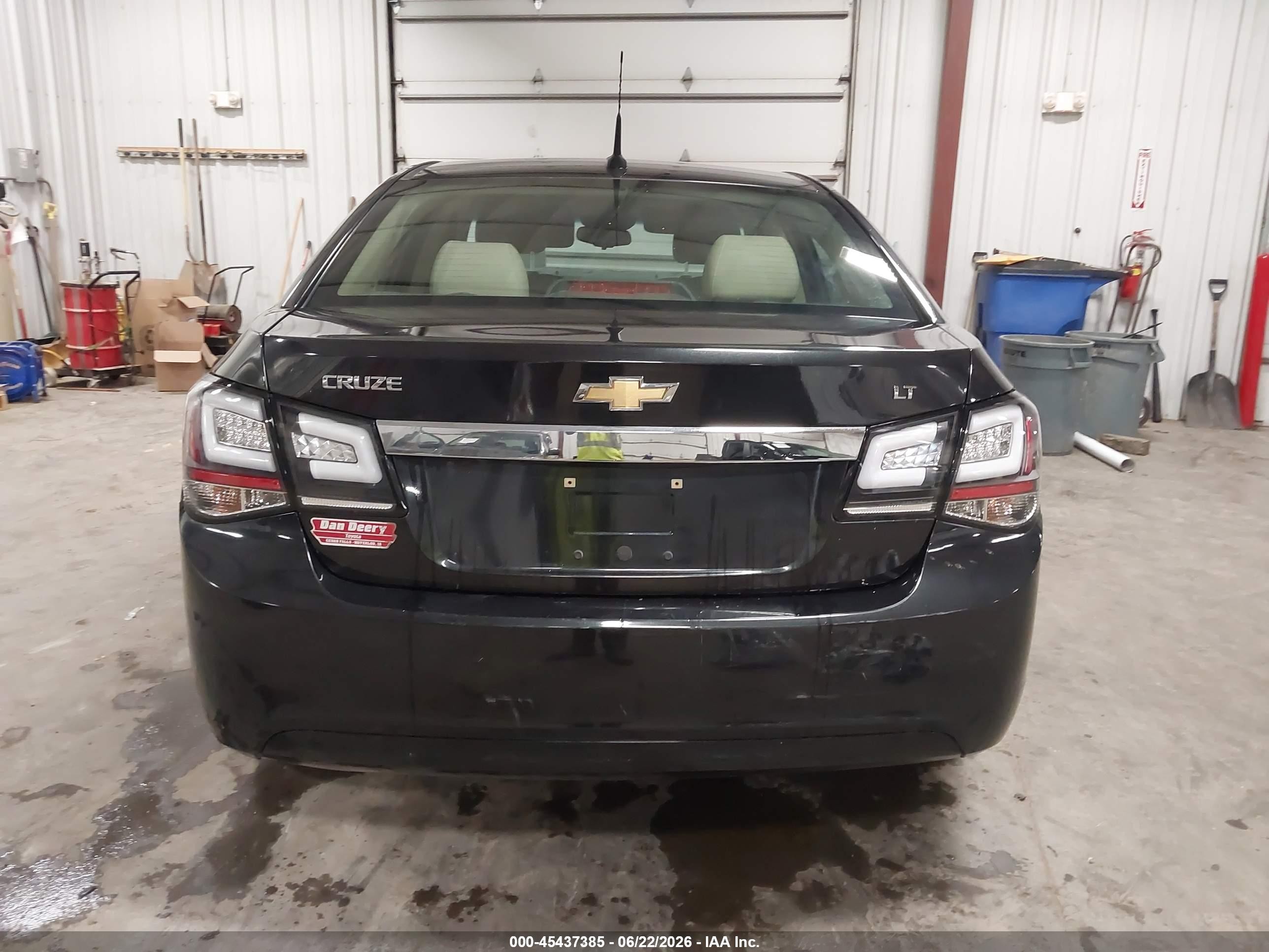 2013 Chevrolet Cruze 2lt Auto Black vin: 1G1PE5SB5D7185499