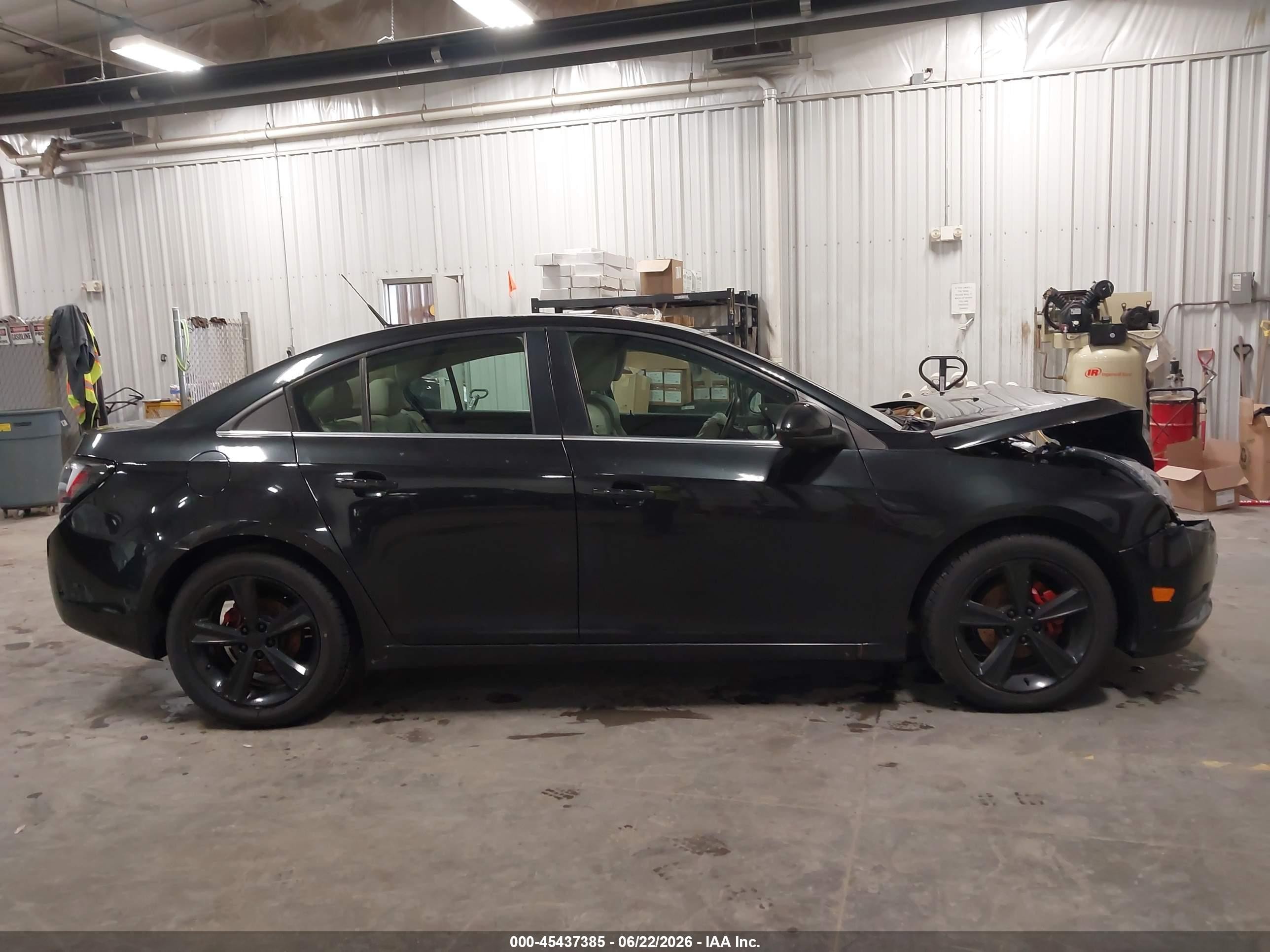 2013 Chevrolet Cruze 2lt Auto Black vin: 1G1PE5SB5D7185499