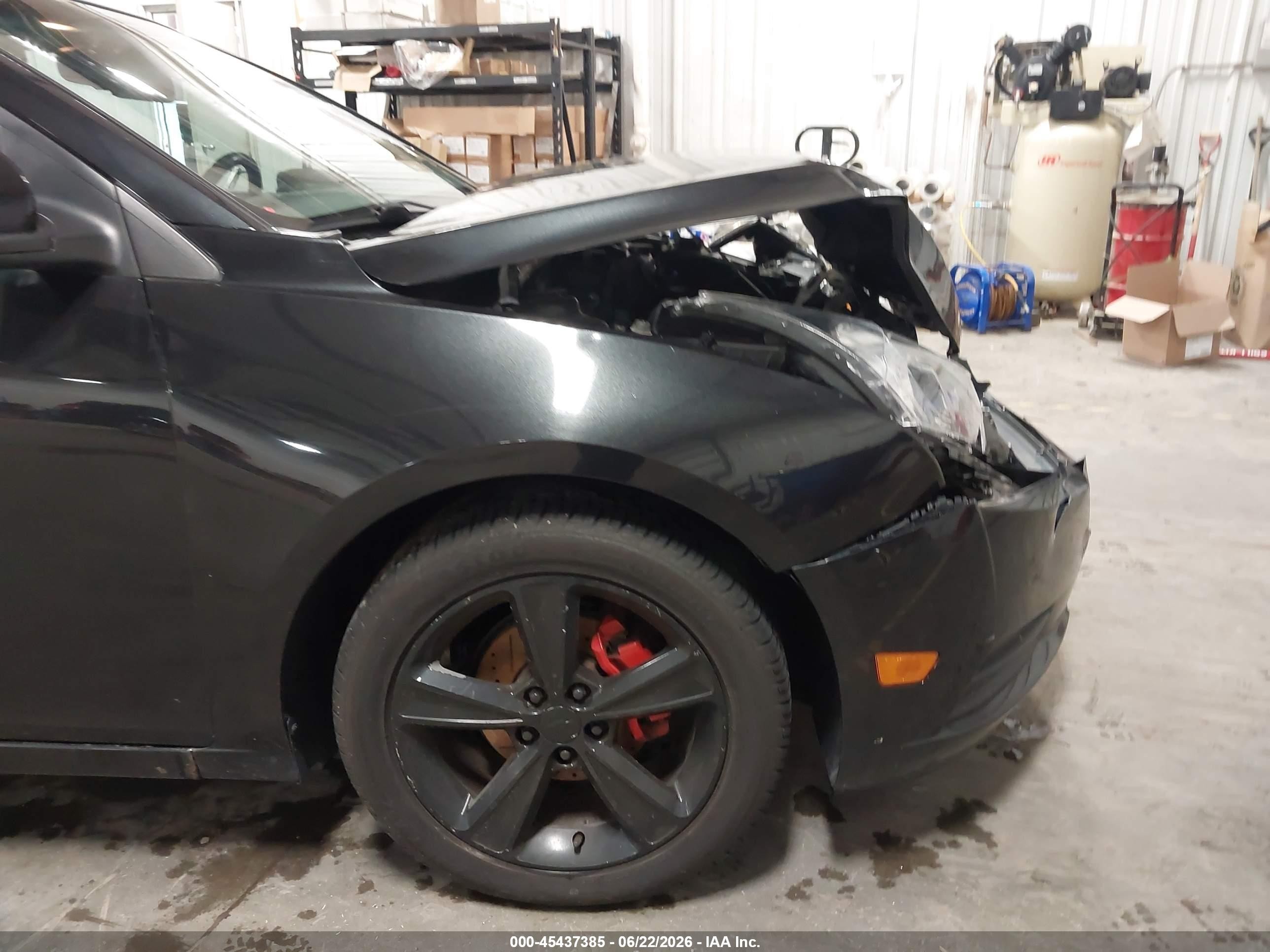 2013 Chevrolet Cruze 2lt Auto Black vin: 1G1PE5SB5D7185499
