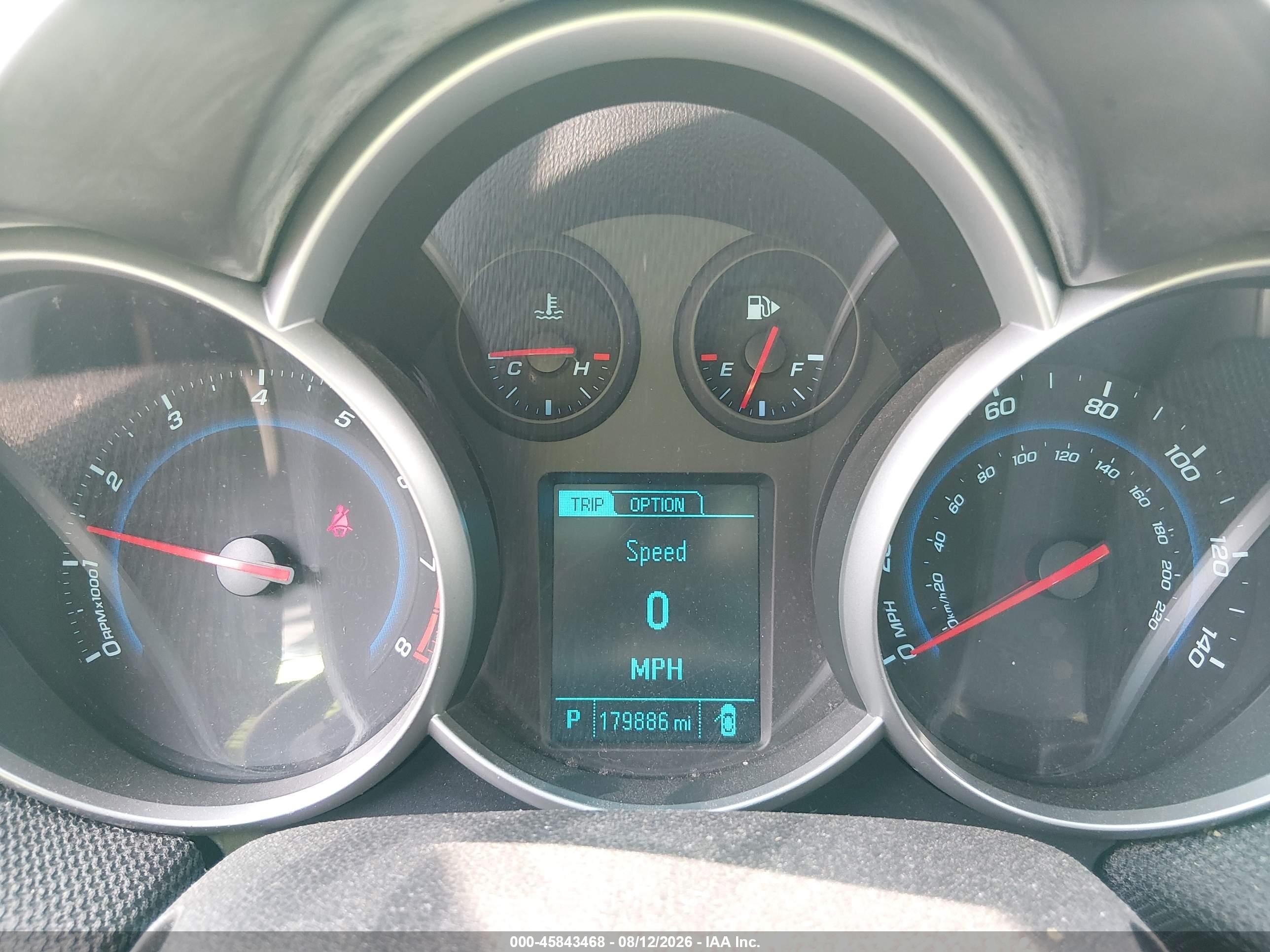2013 Chevrolet Cruze 2lt Auto Silver vin: 1G1PE5SB5D7325941