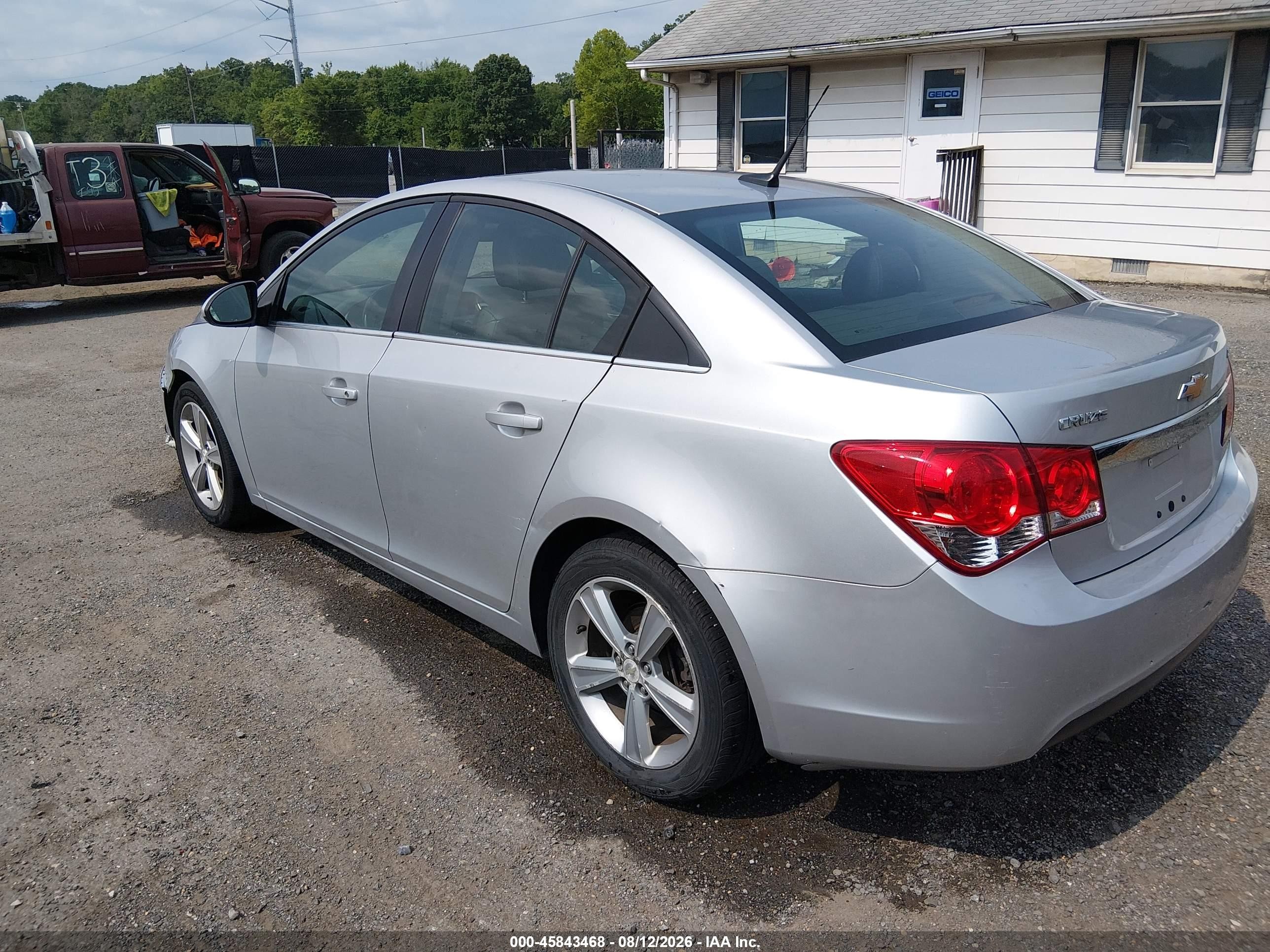 2013 Chevrolet Cruze 2lt Auto Silver vin: 1G1PE5SB5D7325941