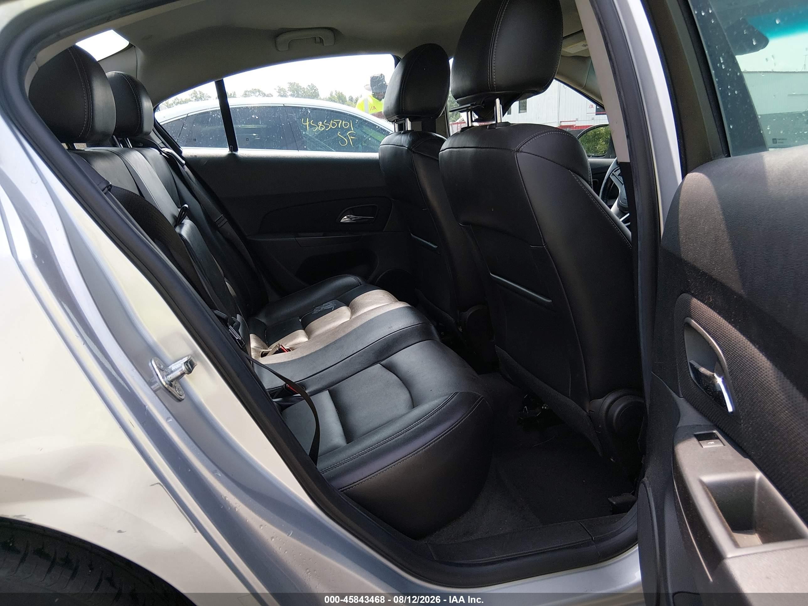 2013 Chevrolet Cruze 2lt Auto Silver vin: 1G1PE5SB5D7325941