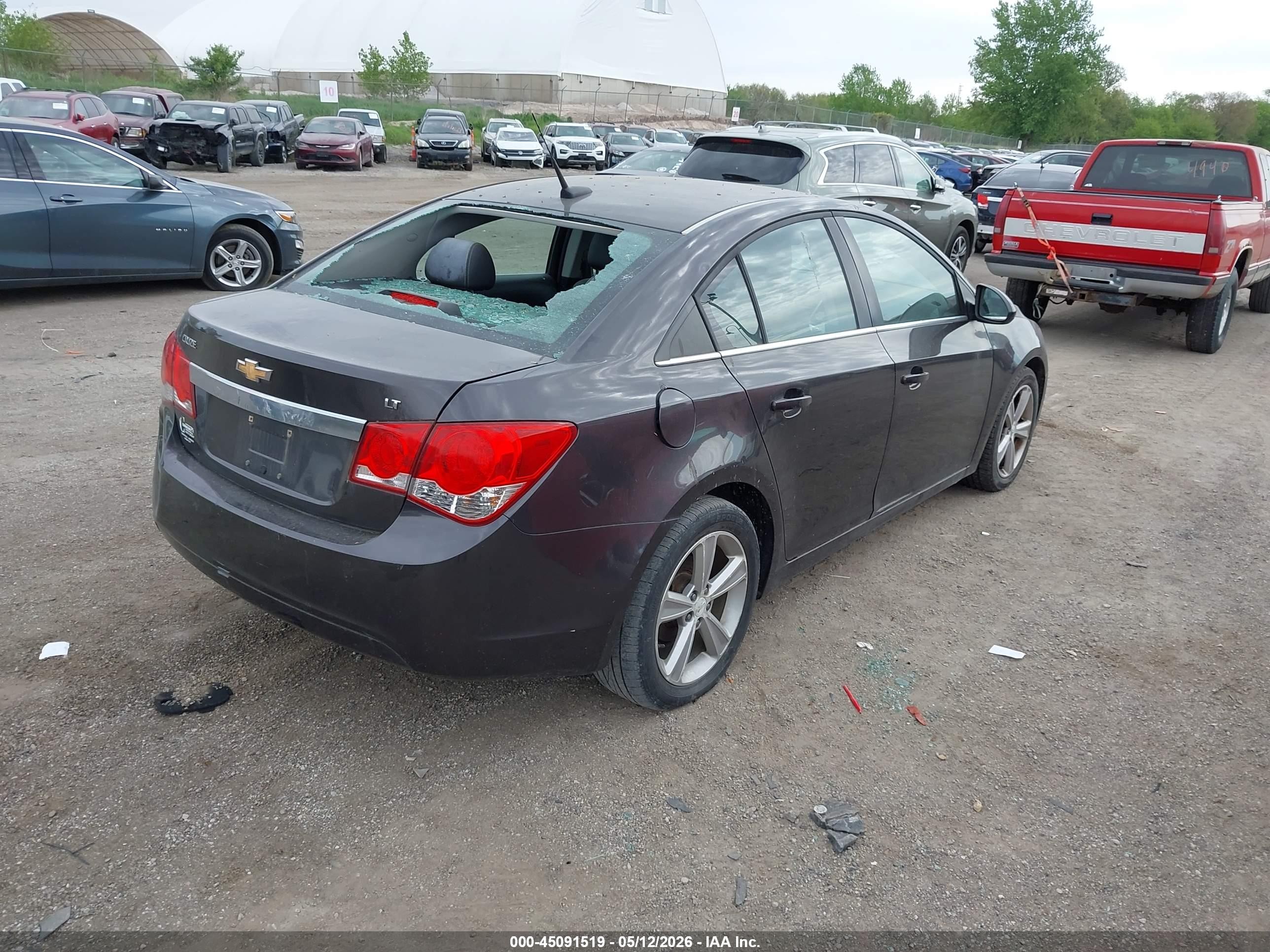 2014 Chevrolet Cruze 2lt Auto Gray vin: 1G1PE5SB5E7309126