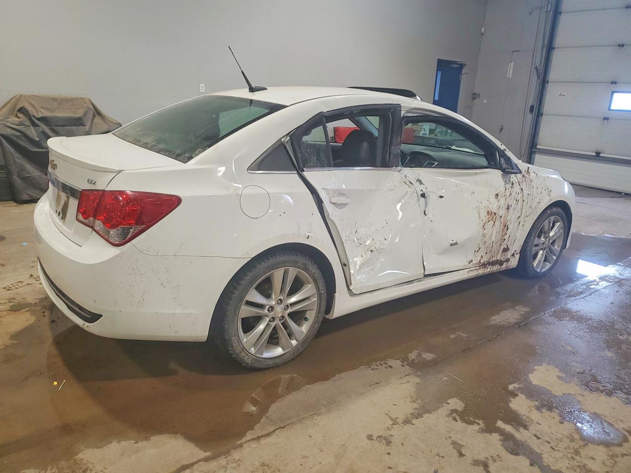 2014 Chevrolet Cruze Lt White vin: 1G1PE5SB5E7356429