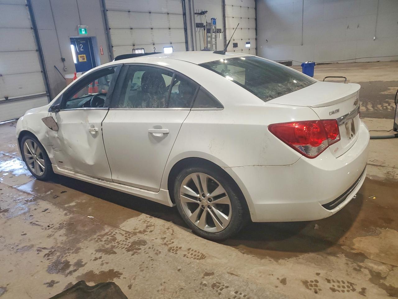 2014 Chevrolet Cruze Lt White vin: 1G1PE5SB5E7356429