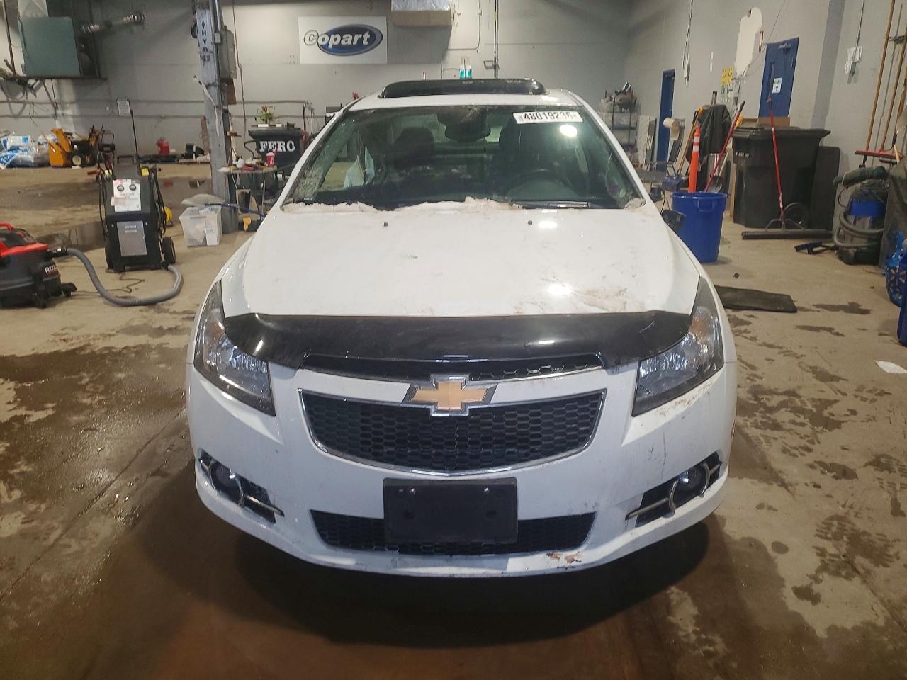 2014 Chevrolet Cruze Lt White vin: 1G1PE5SB5E7356429