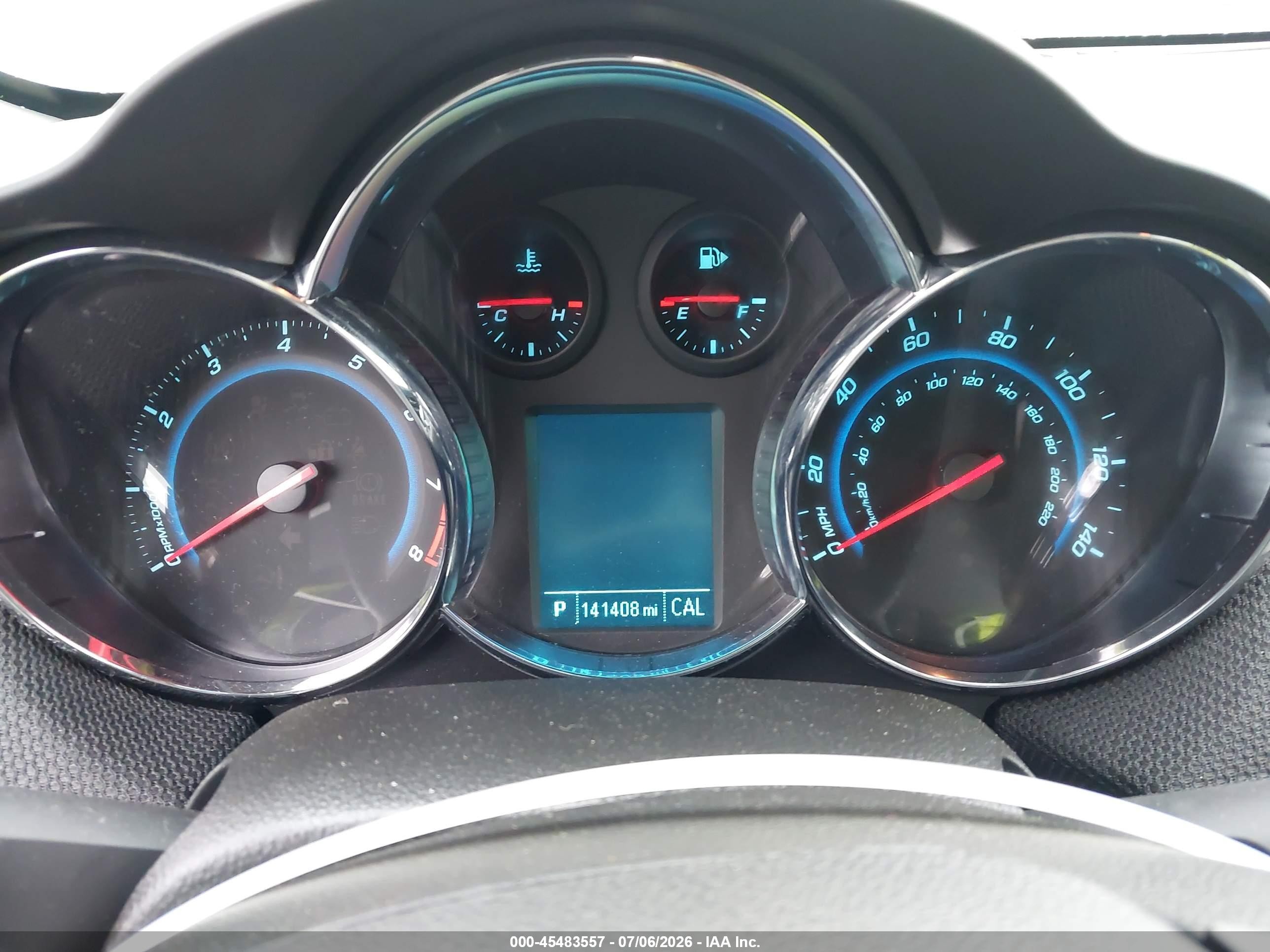 2014 Chevrolet Cruze 2lt Auto White vin: 1G1PE5SB5E7423868
