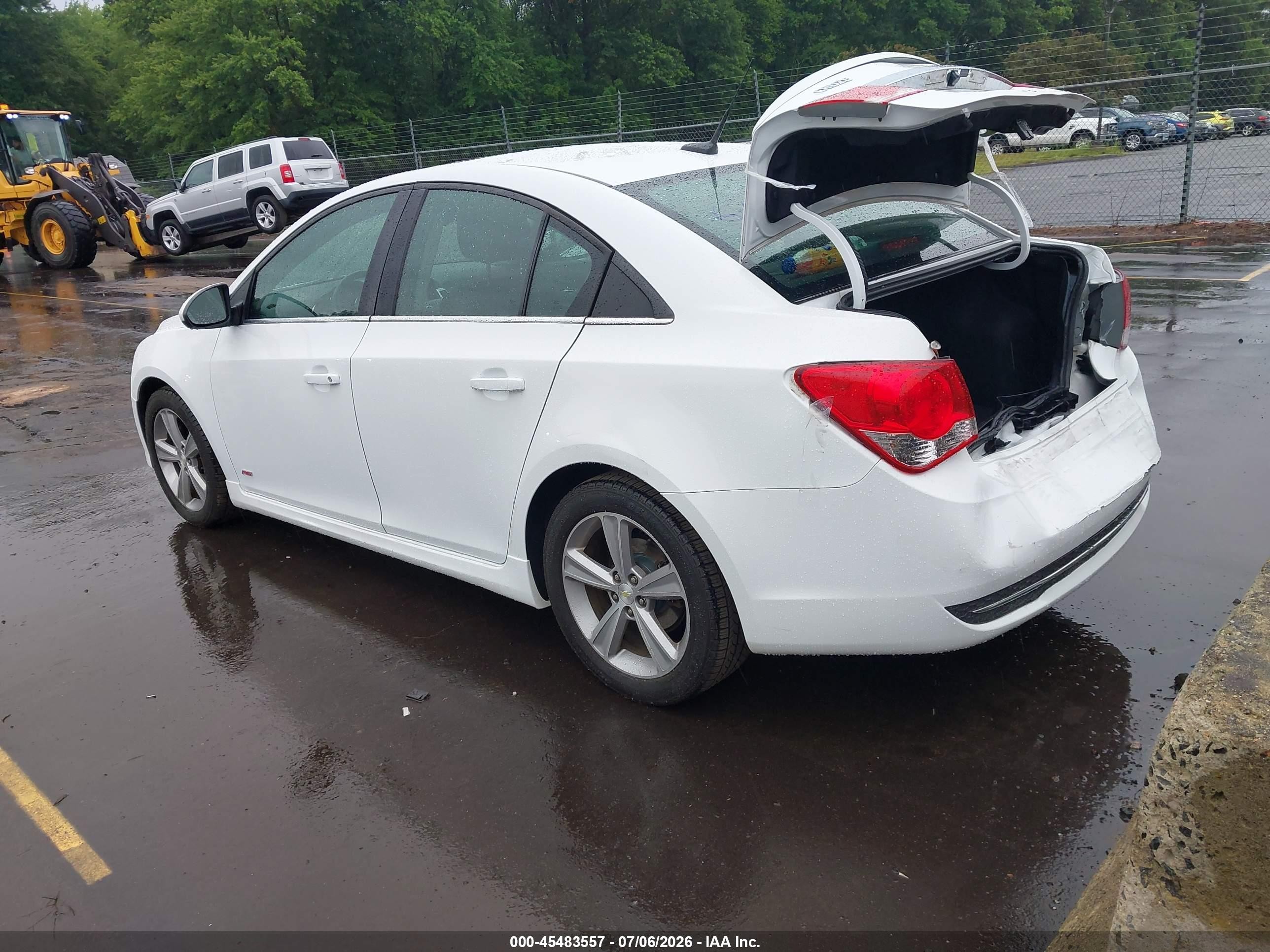 2014 Chevrolet Cruze 2lt Auto White vin: 1G1PE5SB5E7423868