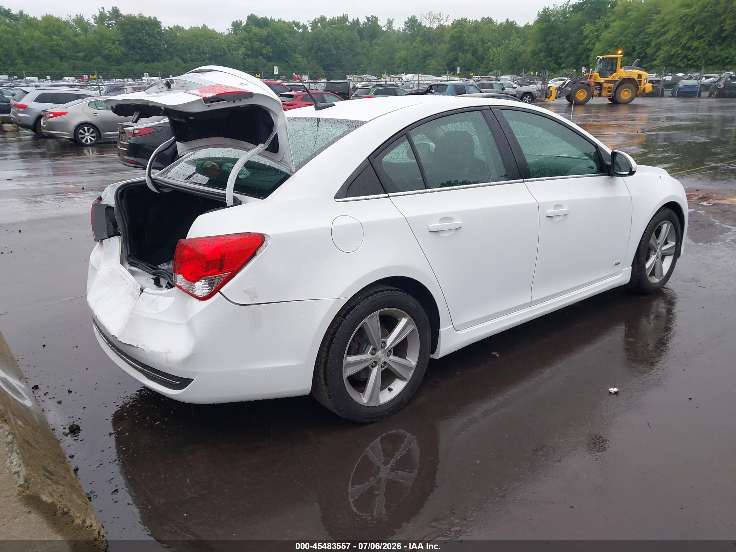2014 Chevrolet Cruze 2lt Auto White vin: 1G1PE5SB5E7423868