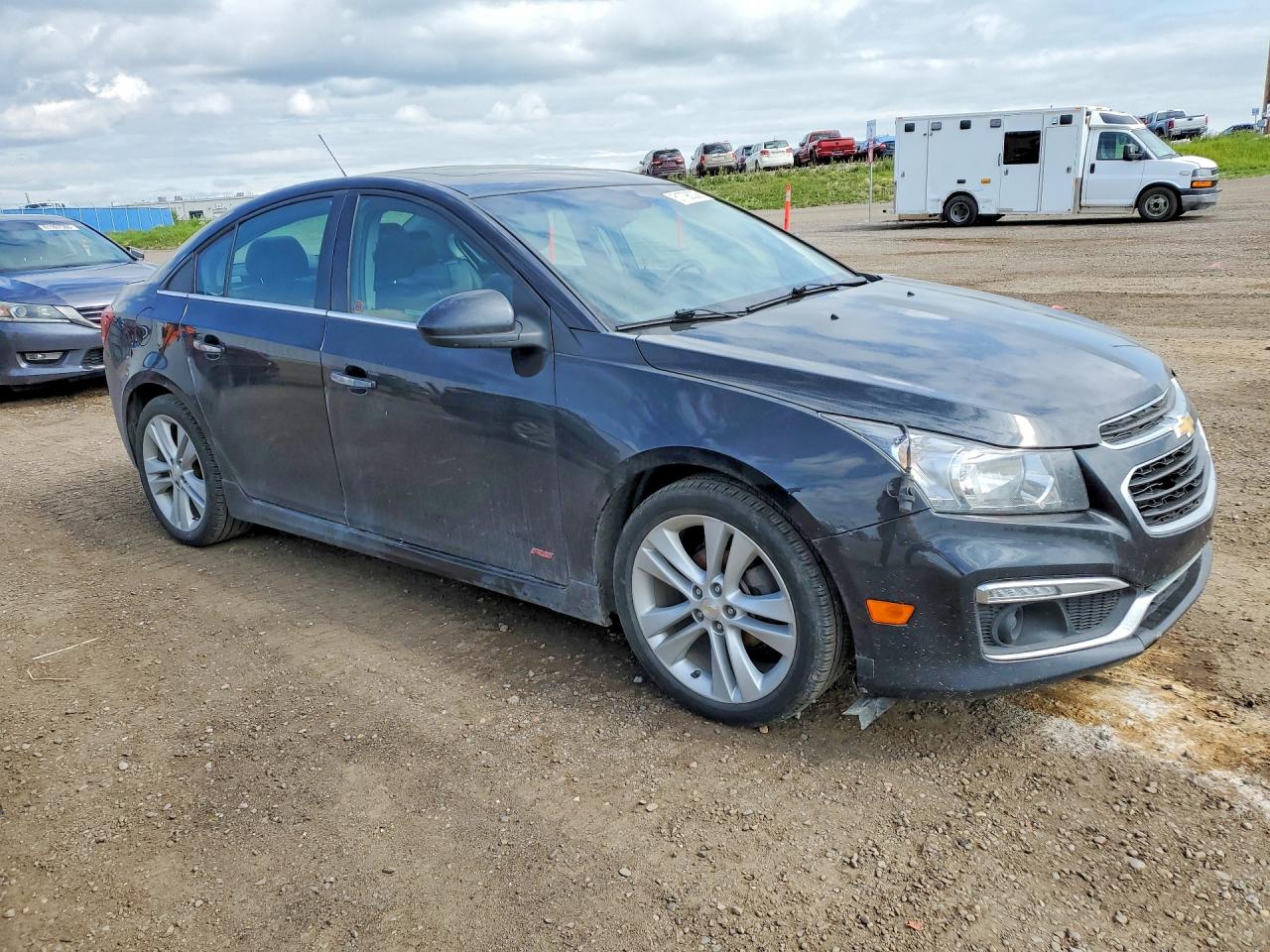 2015 Chevrolet Cruze Lt Charcoal vin: 1G1PE5SB5F7107775