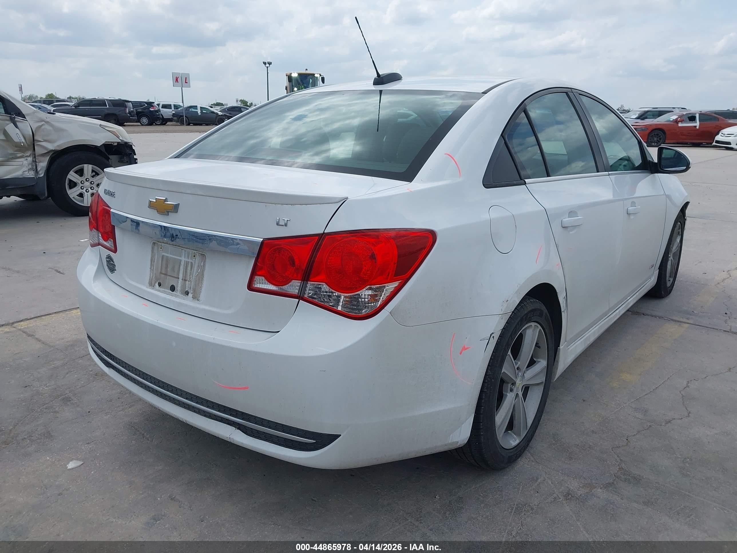 2015 Chevrolet Cruze 2lt Auto White vin: 1G1PE5SB5F7121689
