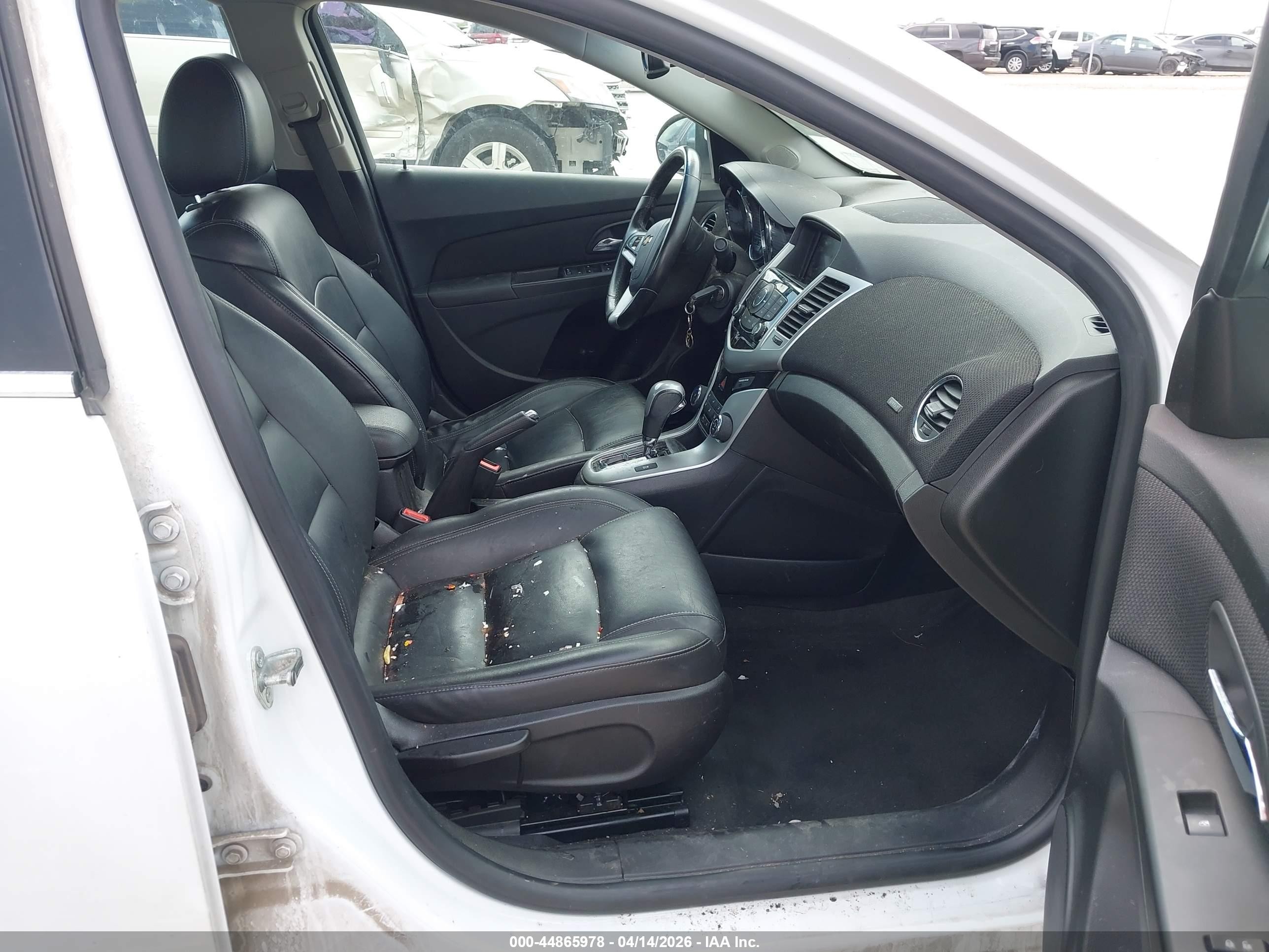 2015 Chevrolet Cruze 2lt Auto White vin: 1G1PE5SB5F7121689