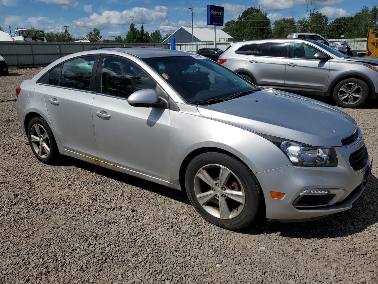 2015 Chevrolet Cruze Lt Silver vin: 1G1PE5SB5F7139724