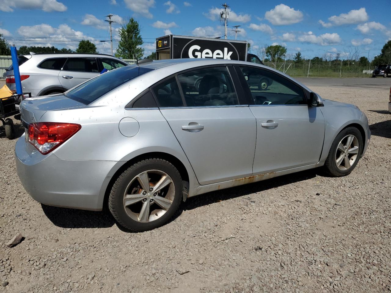 2015 Chevrolet Cruze Lt Silver vin: 1G1PE5SB5F7139724
